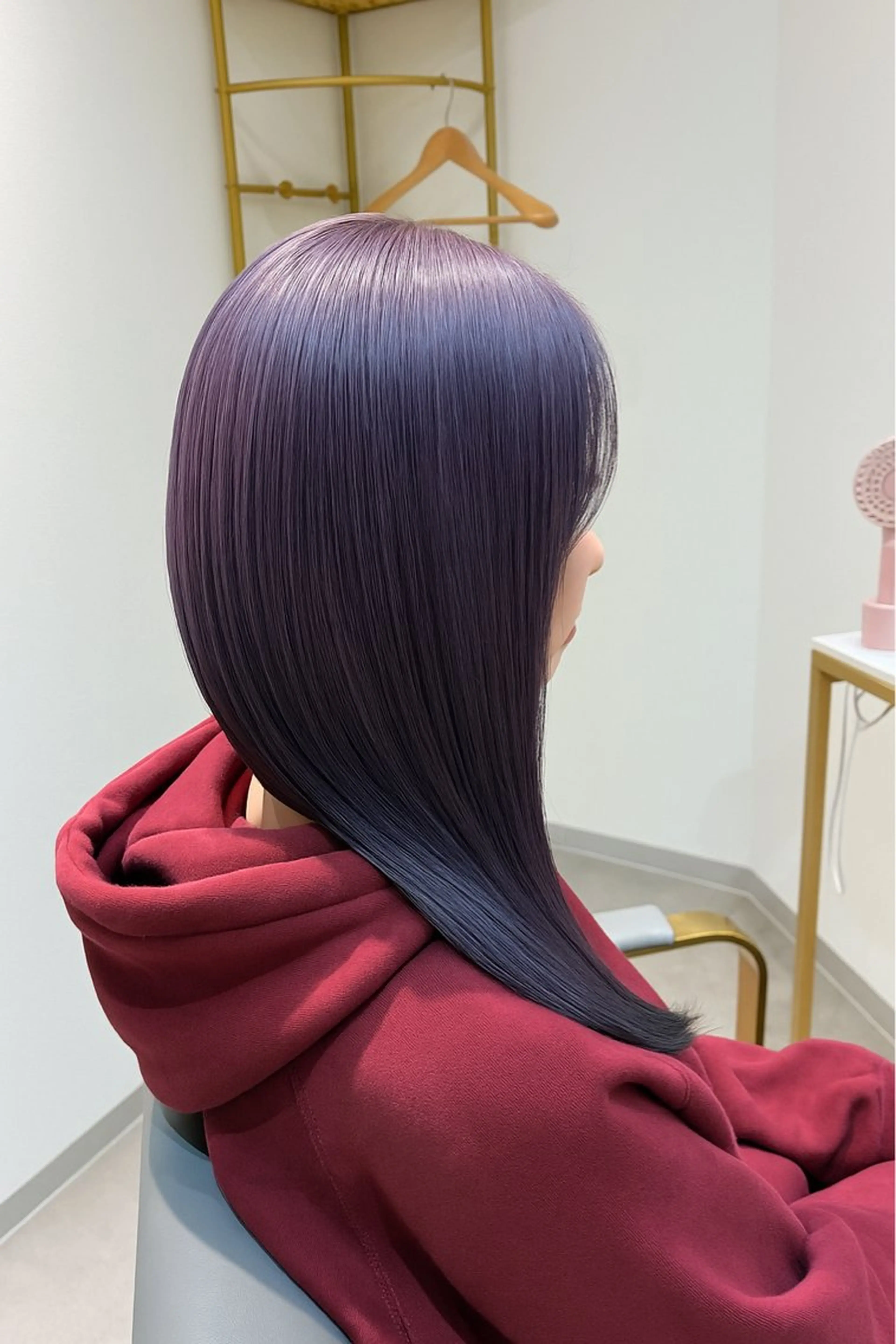 セミロング セミロングパーマ ボブ ハイライト 髪質改善 韓国風ヘア カット ヘアカラー トリートメント The Apartment of Solon Citta 船橋609所属・髪質改善/縮毛矯正/ 美髪/個室/ハラのヘアスタイル