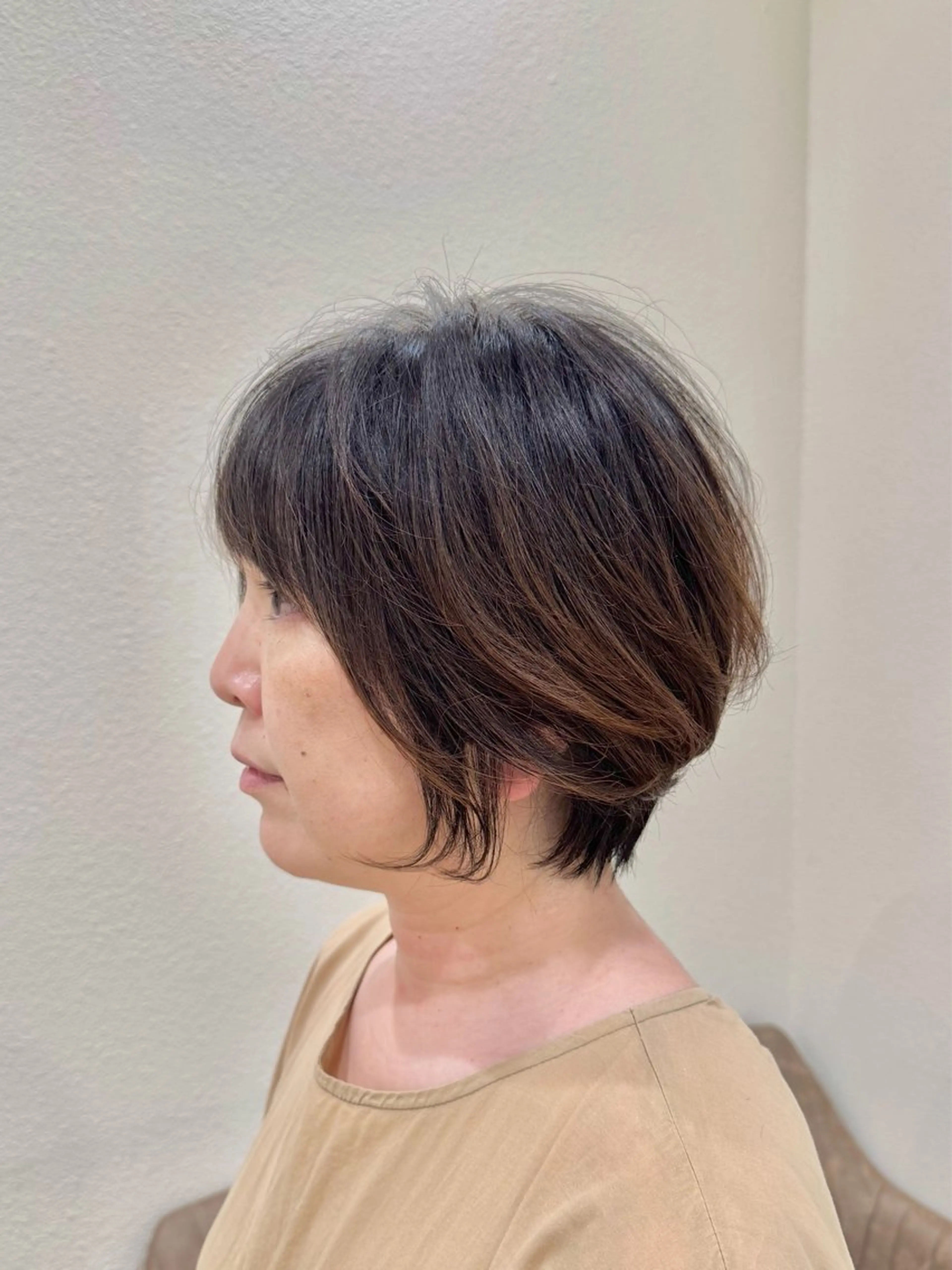 ショート ショートヘア 小顔カット カット トリートメント amie by AFLOAT 浦和店のヘアスタイル