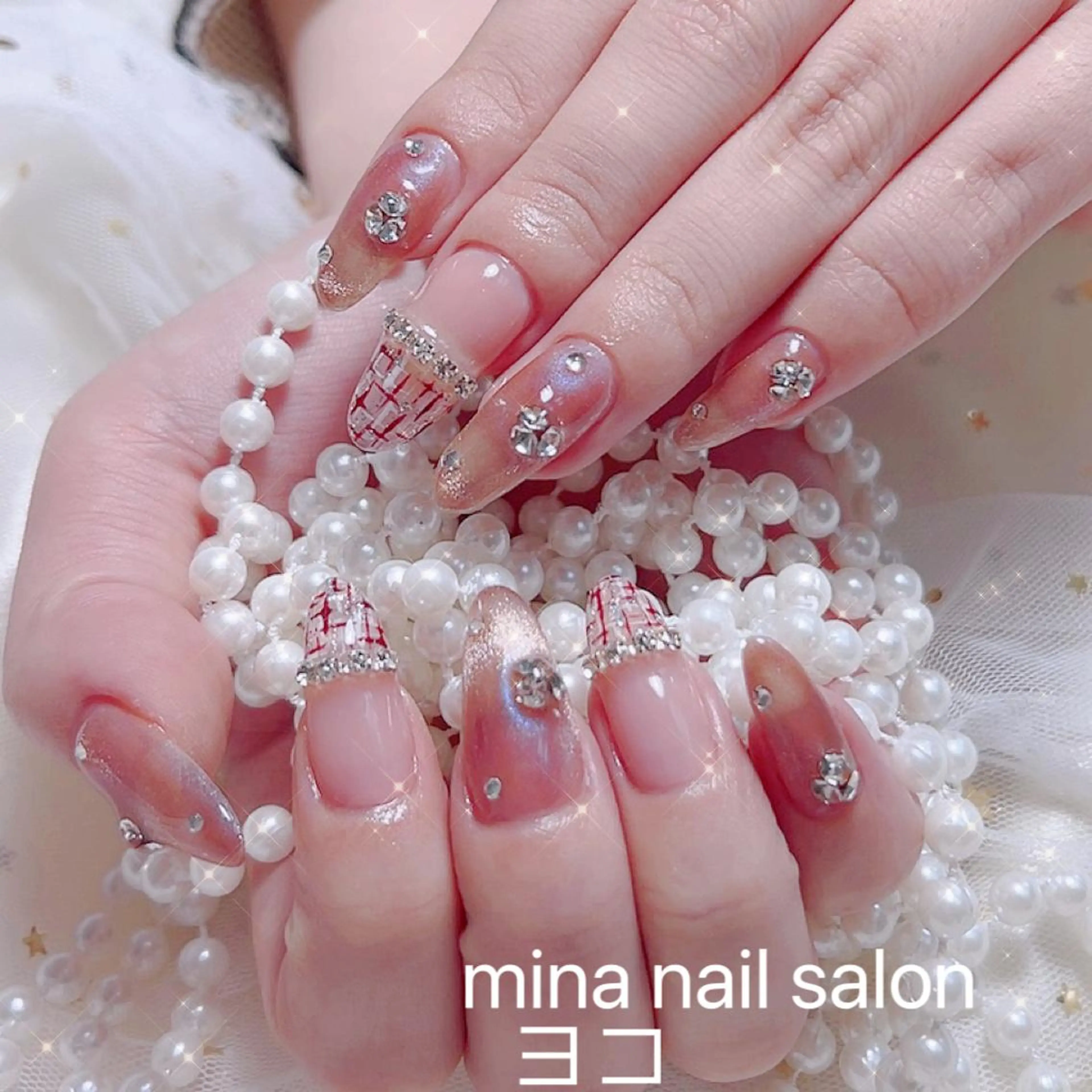 ネイル Mina🧸 韓国風ネイル🎀のネイルデザイン