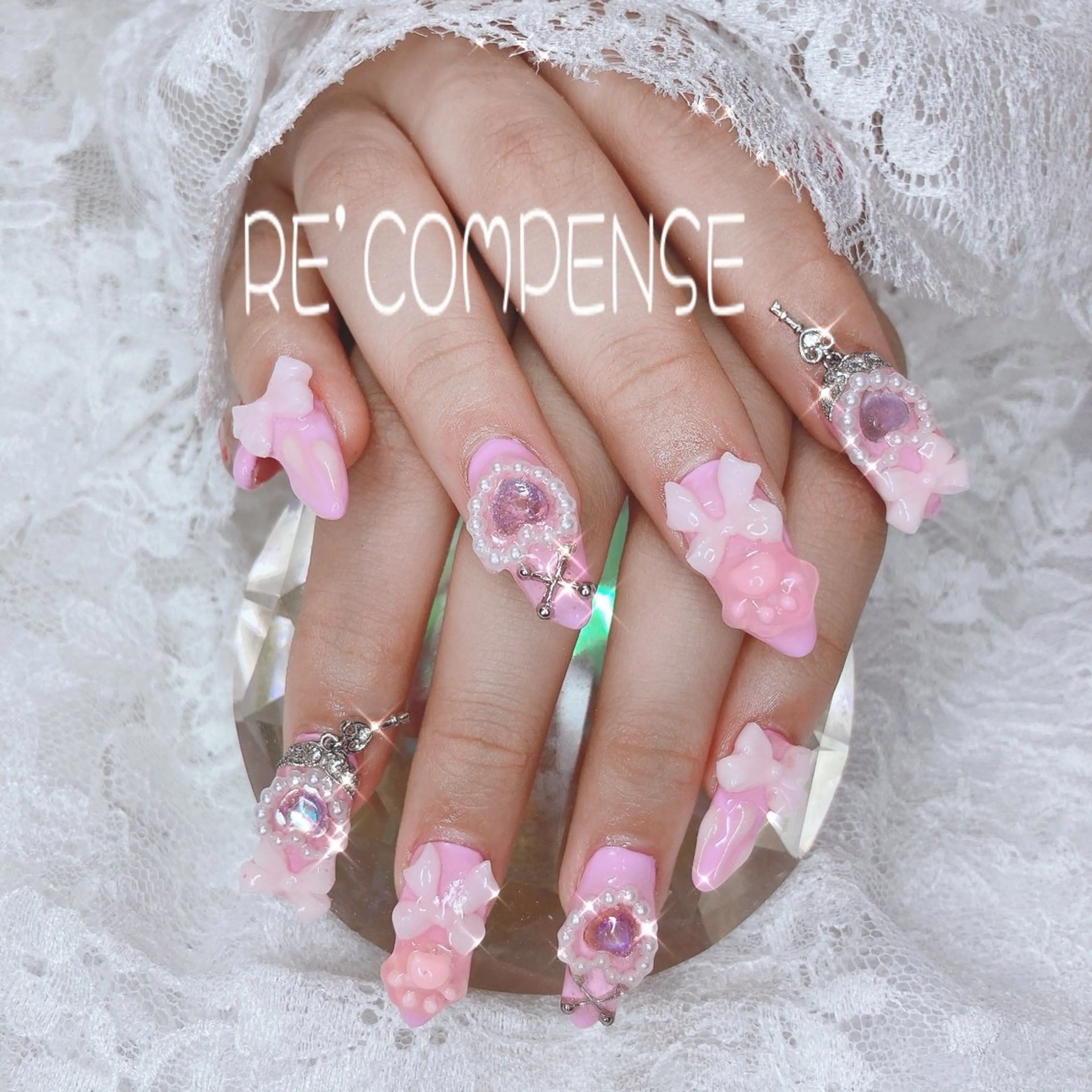 ネイル ハンドネイル RE'COMPENSE所属・れこん ぱんすのネイルデザイン