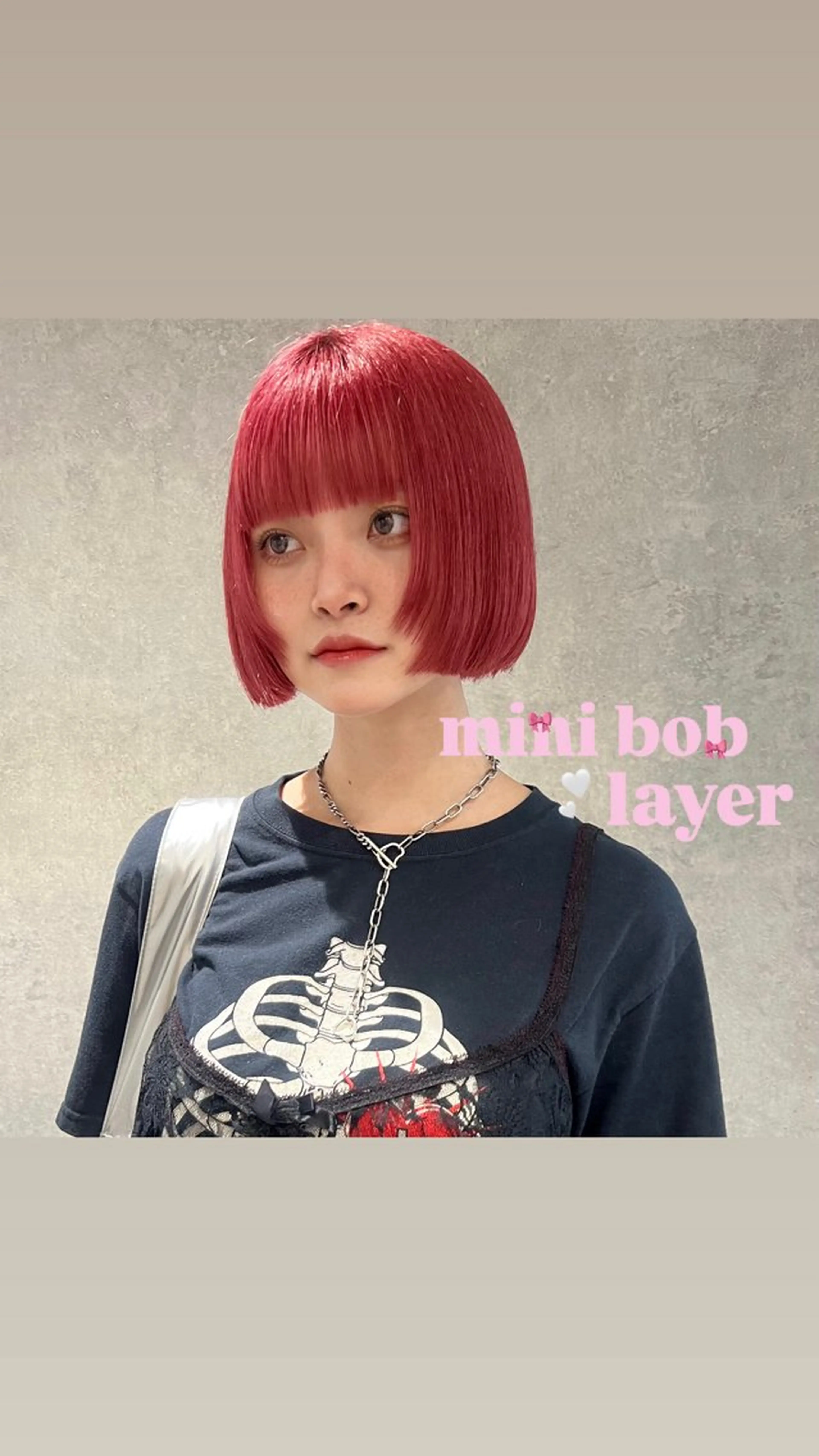 ショート 似合わせカット AI TOKYO S所属・mizuki 【韓国レイヤー】のヘアスタイル