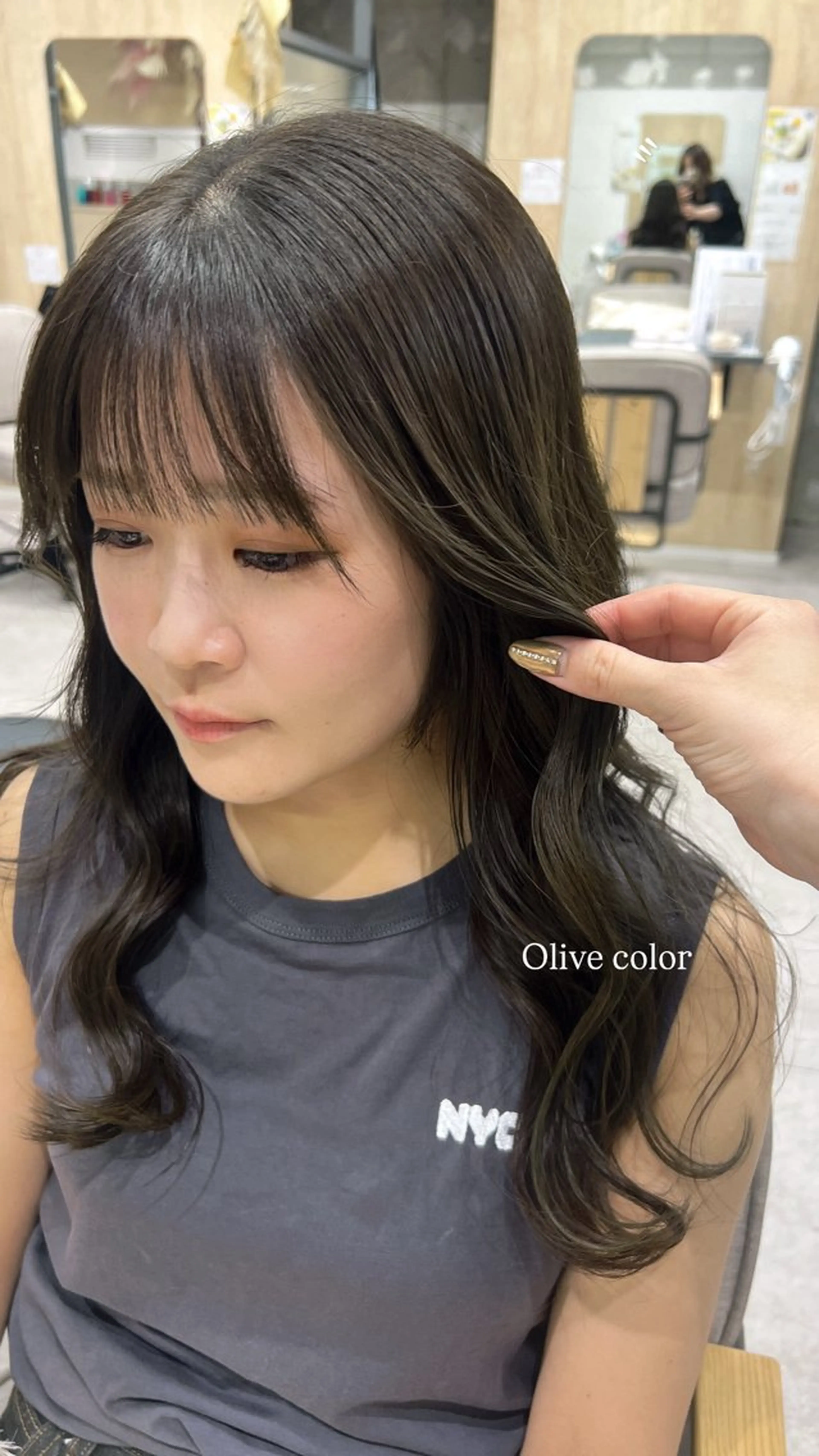 【平日限定】カット+髪質改善カラーの写真