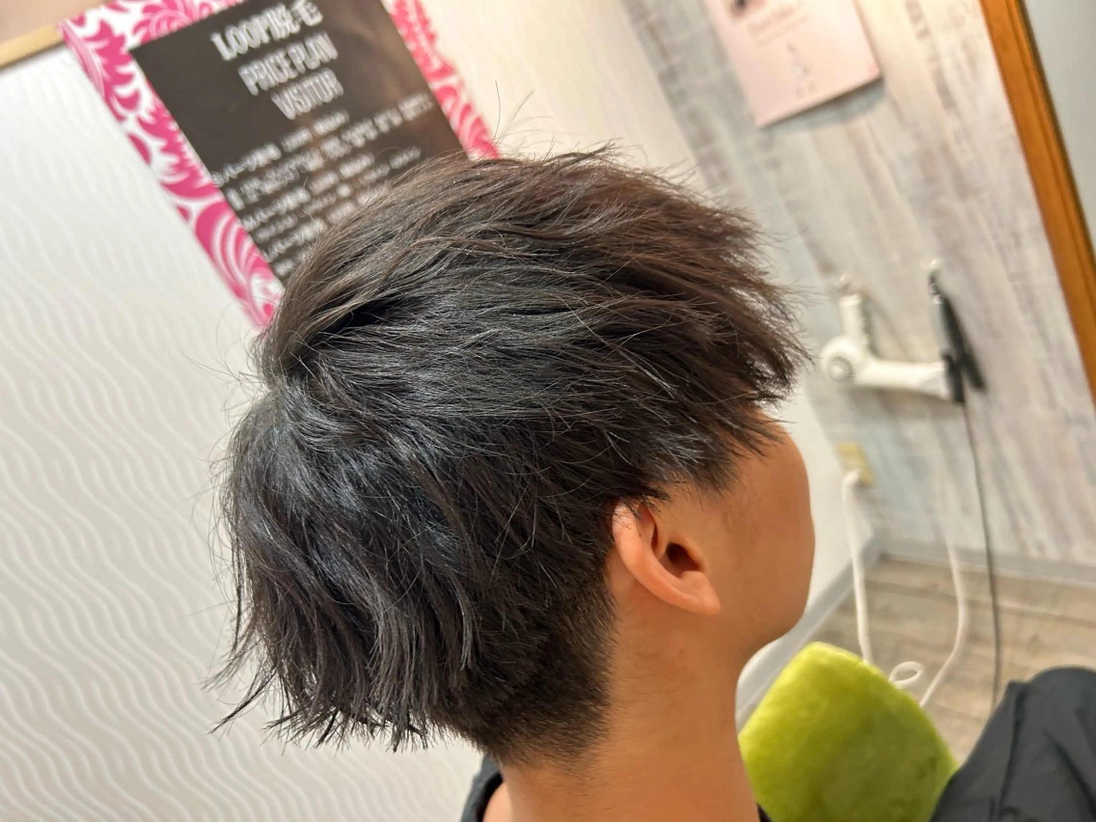 パーマ メンズ マッシュ メンズパーマ メンズツイストパーマ ツイストパーマ カット hairLOOP所属・西院LOOP sayakaのヘアスタイル