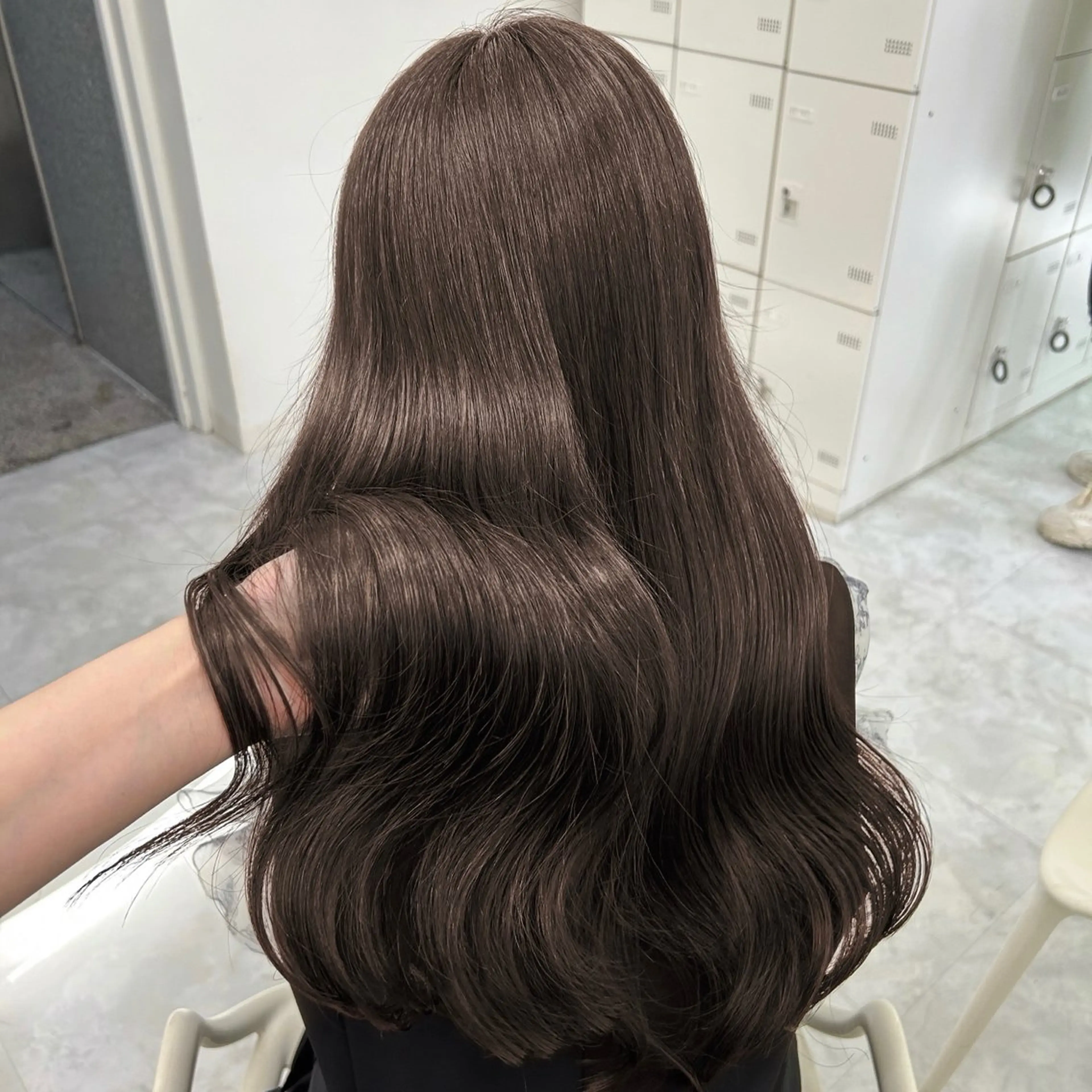 ロング カット ヘアカラー トリートメント ヘッドスパ ヘアセット 🤍上品韓国ガーリー 🤍ひとみ🤍のヘアスタイル