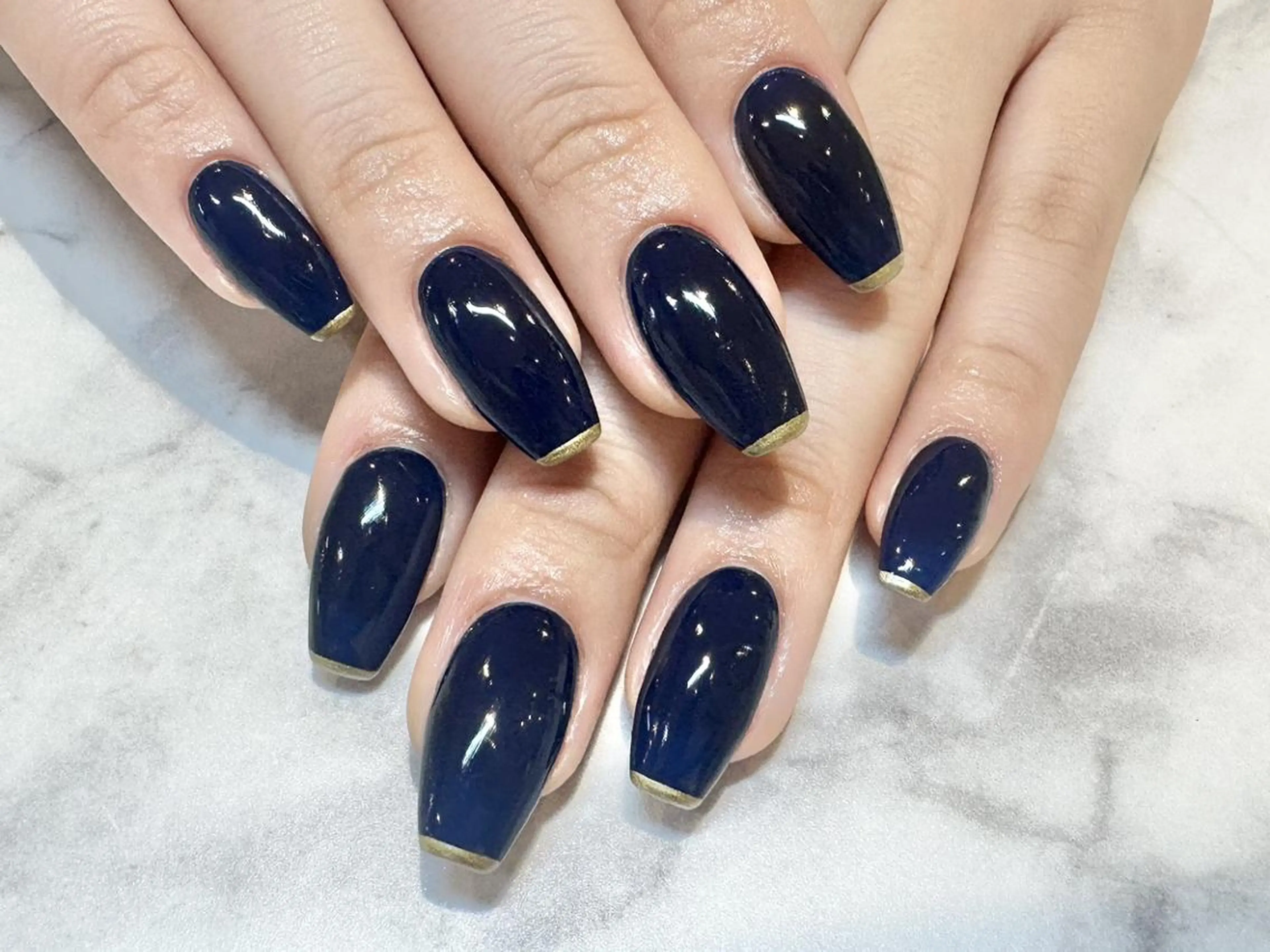 ネイル ラメ(グリッター) ハンドネイル Bianca栄店 小林のネイルデザイン