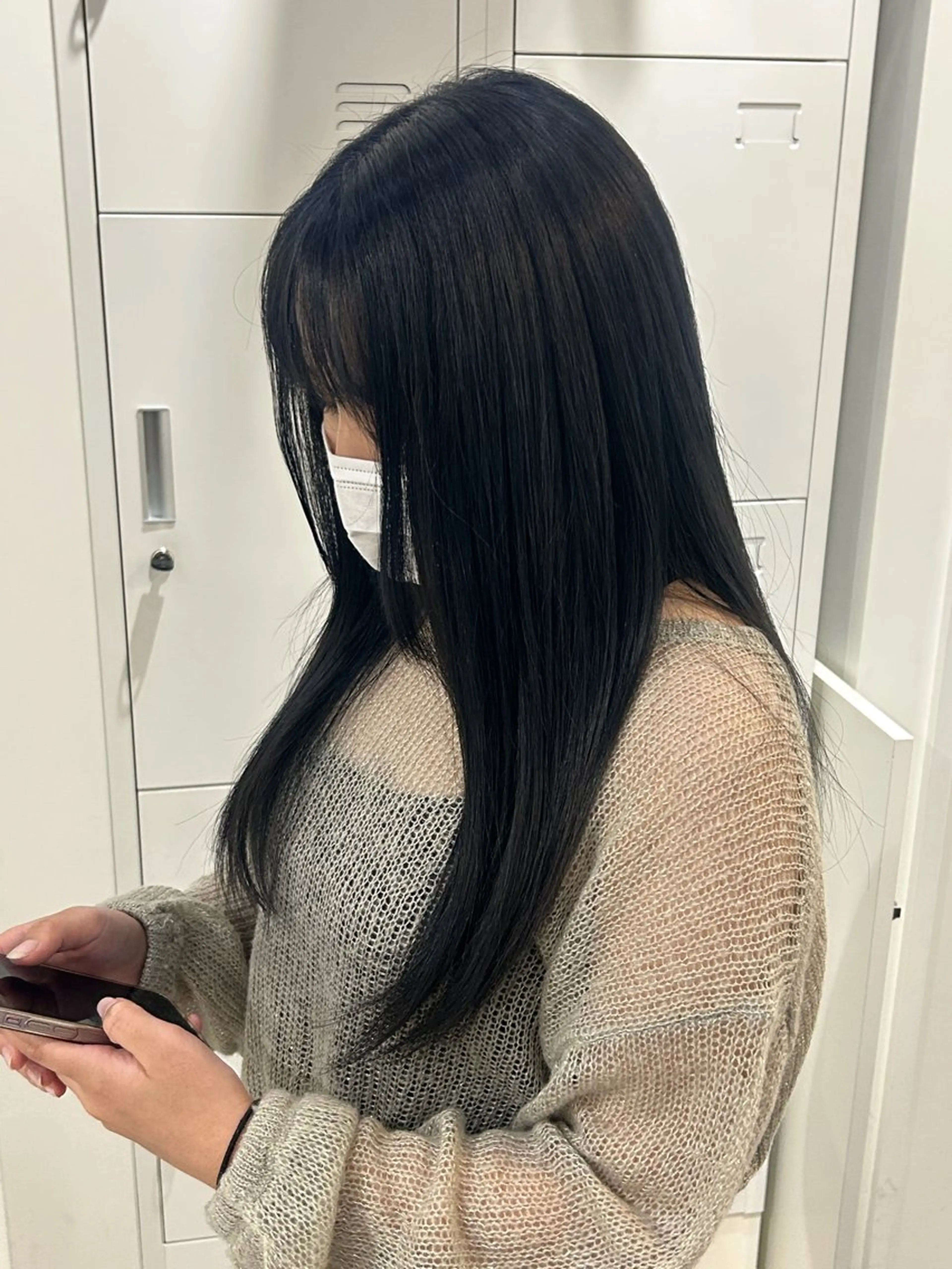 ロング 平山 千紗のヘアスタイル