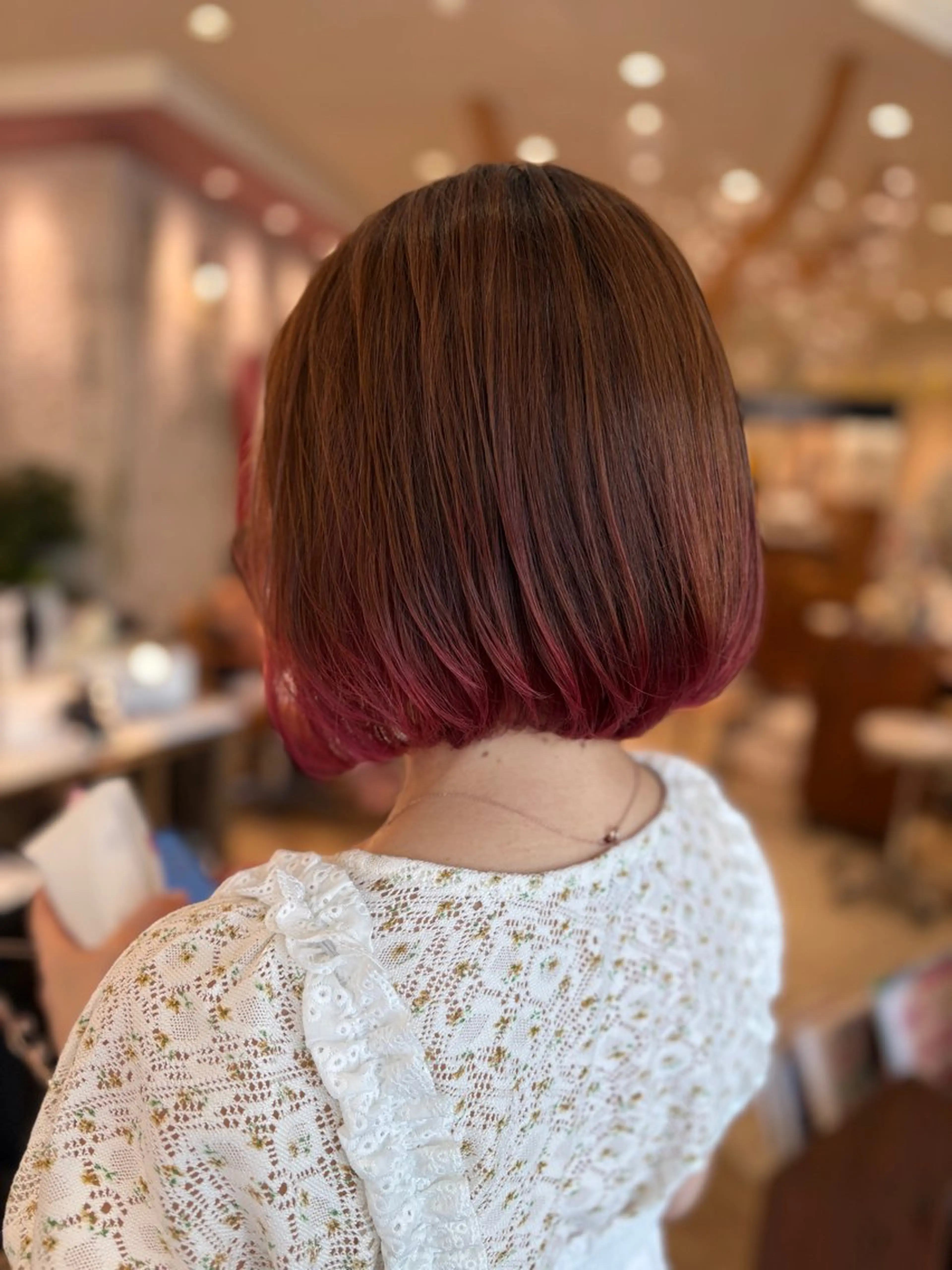 ミディアム カット ヘアカラー トリートメント 韓国風レイヤーカット 🇰🇷❕モカのヘアスタイル