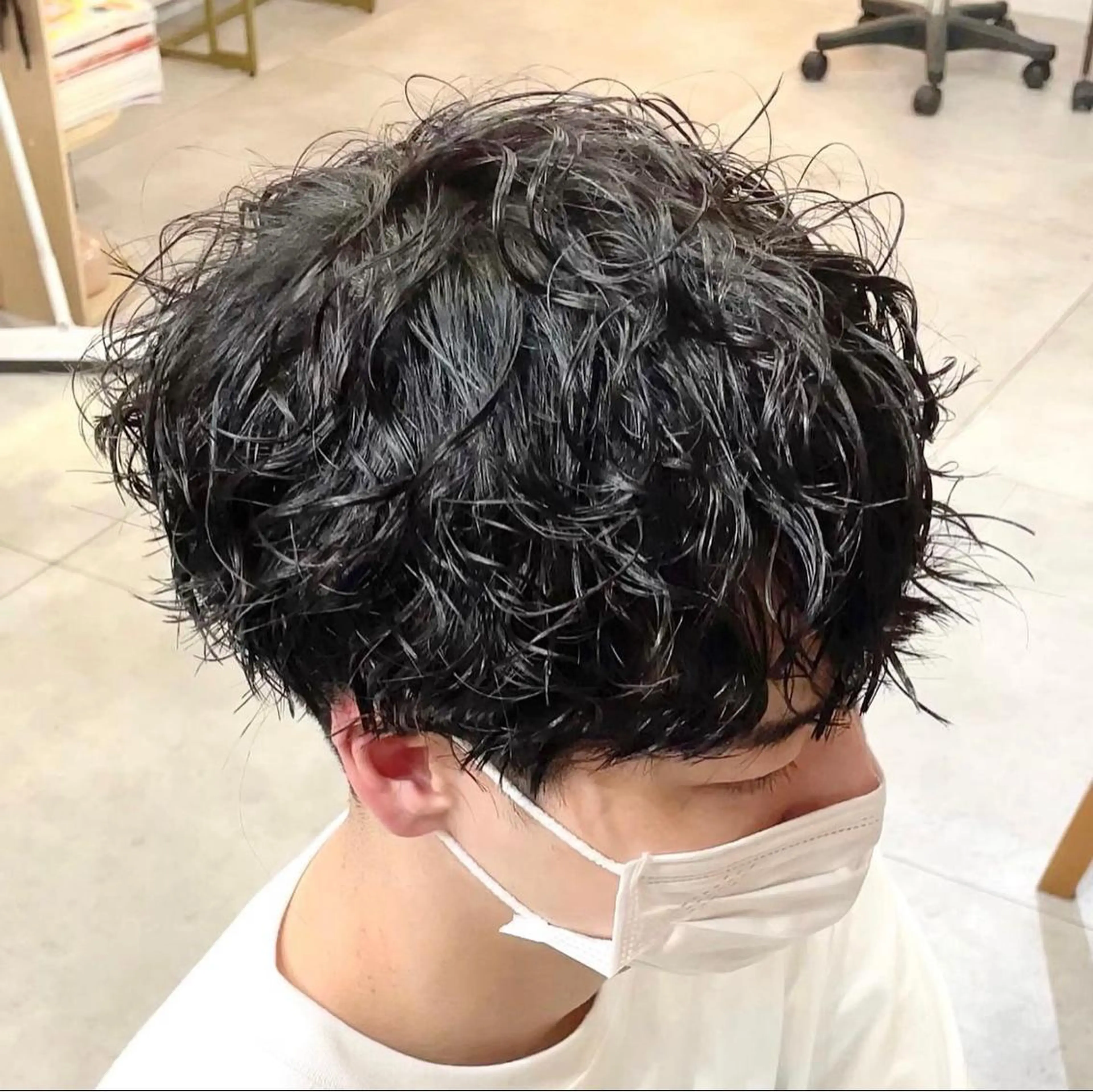パーマ メンズ カット パーマ メンズパーマ/新宿/ サイカショウイチのヘアスタイル