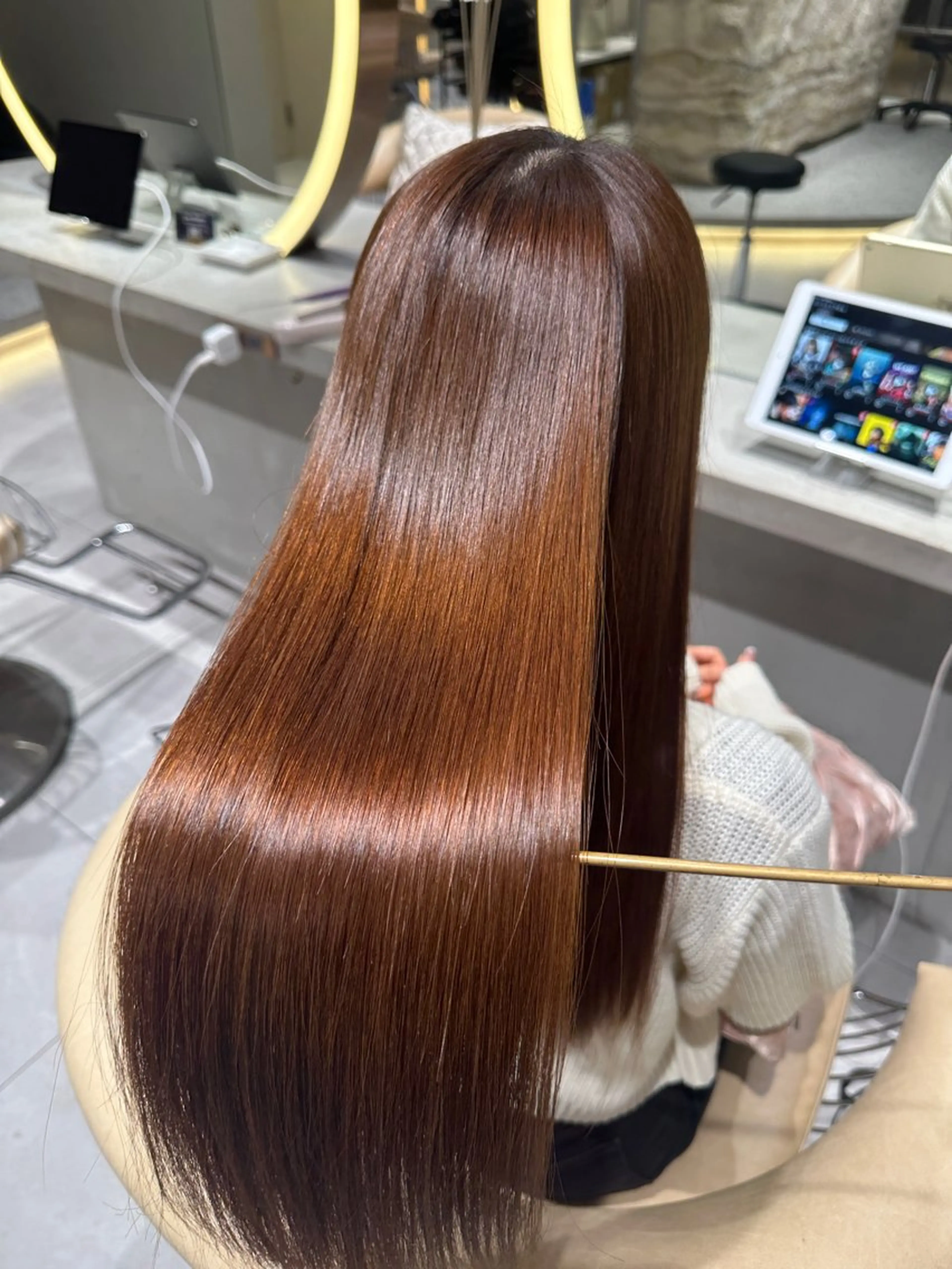 【🌈先着順🌈】巻ける美髪縮毛矯正➕AMASIA 3STEP内部補修トリートメント 《🔥2名様限定価格🔥》の写真