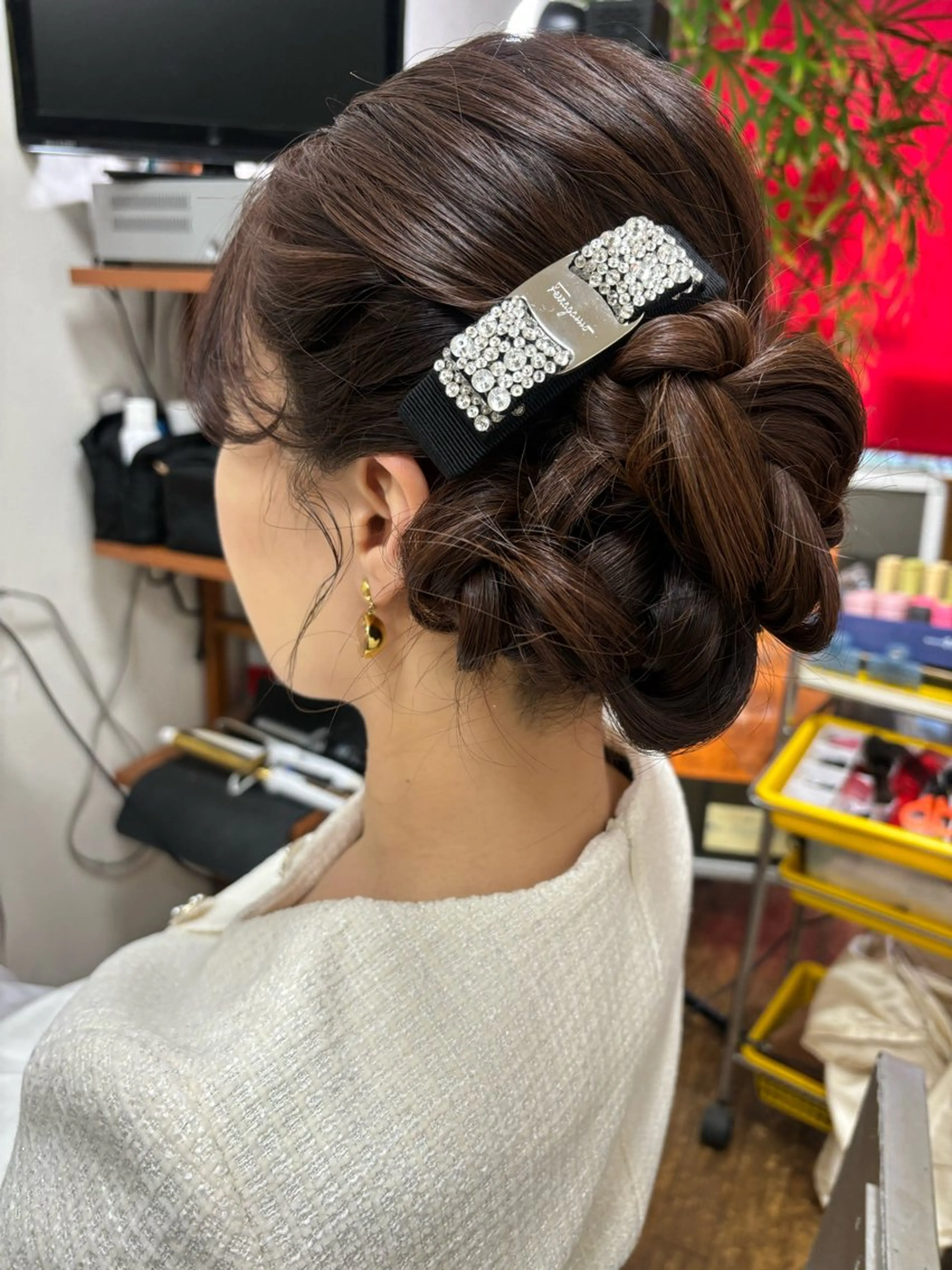 ヘアセットの写真