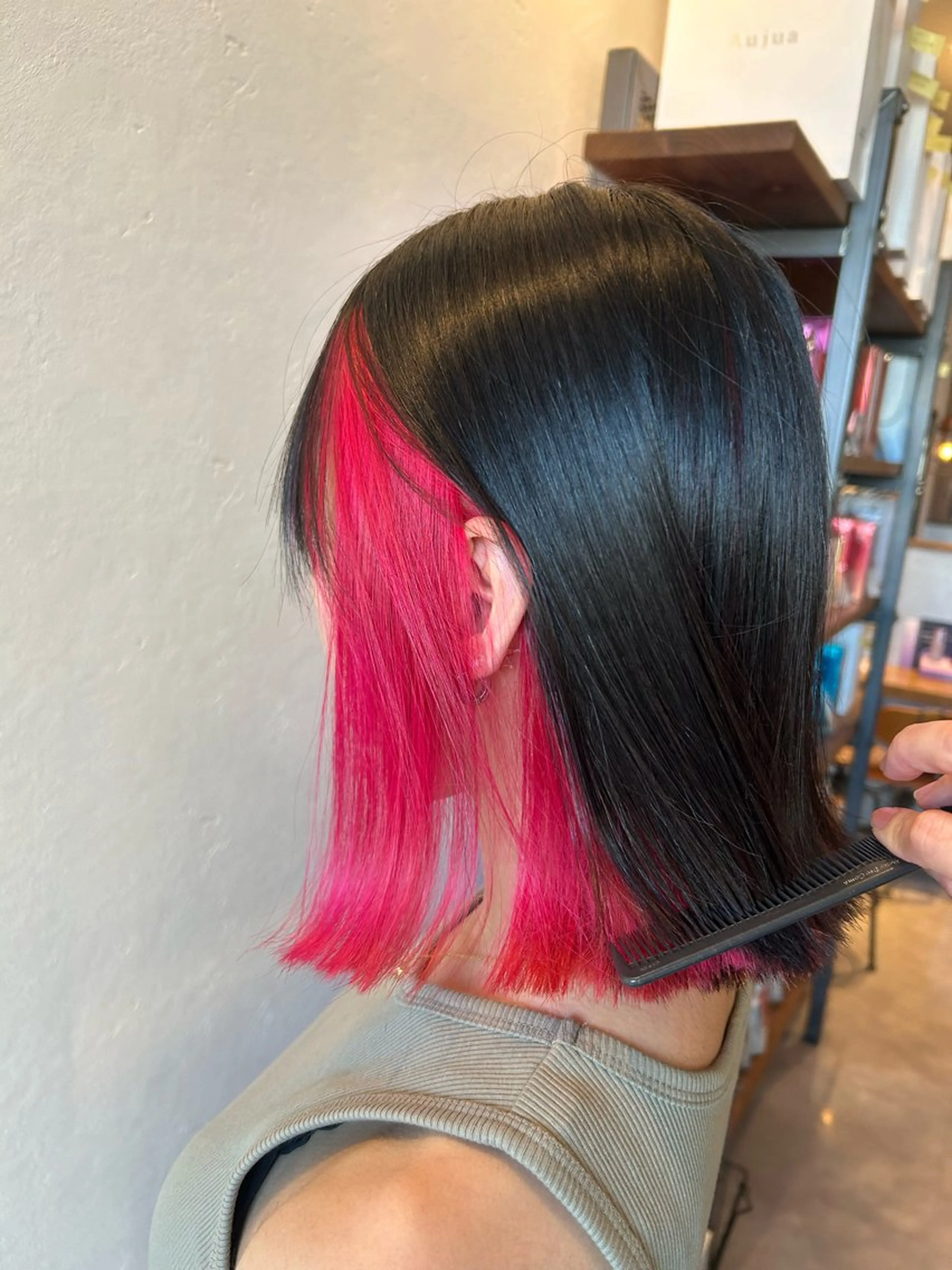 ミディアム カラー カット ヘアカラー トリートメント simon🩷半田 カットブリーチモデルのヘアスタイル