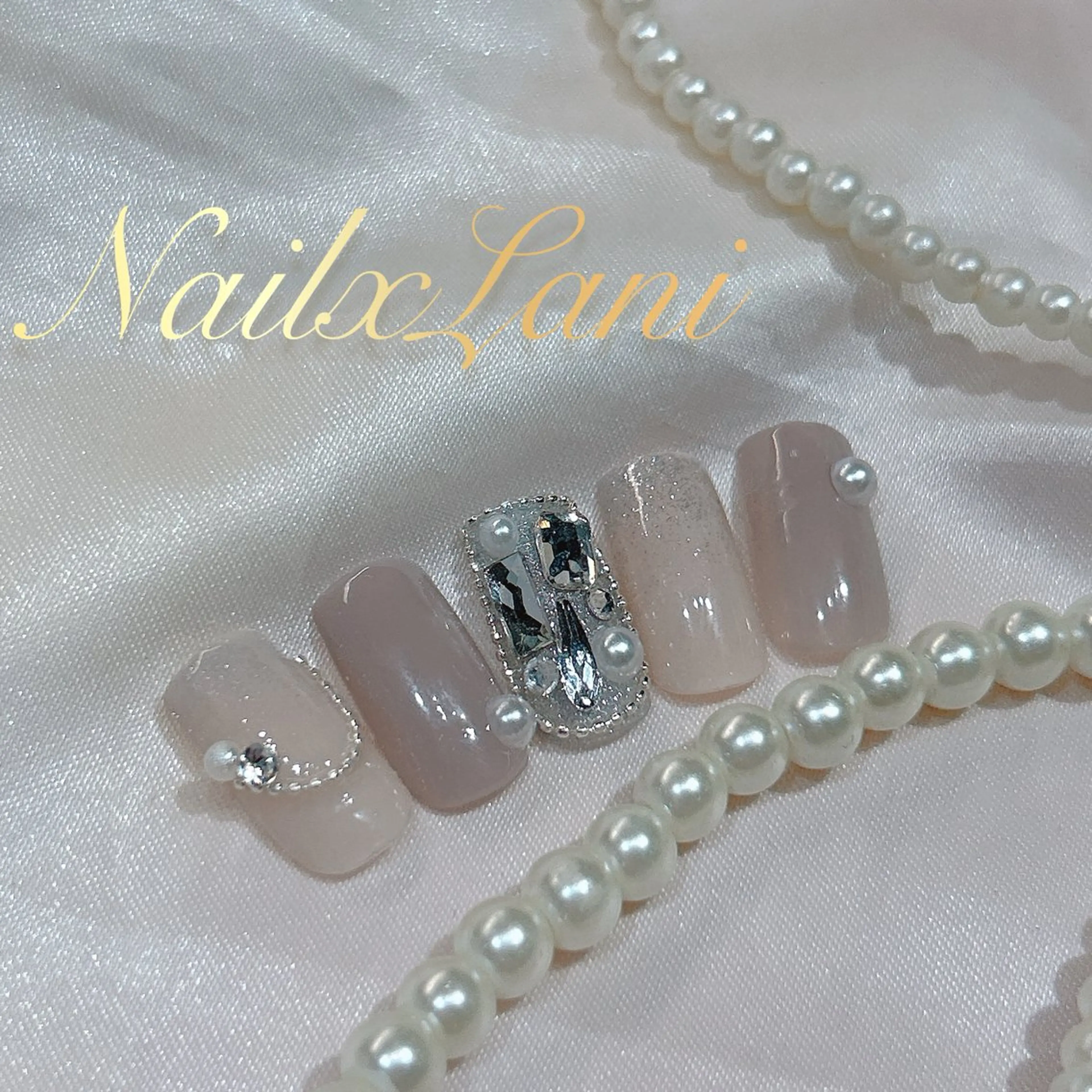 ネイル フットネイル ジェルネイル マグネットネイル パラジェル 冬ネイル ハンドネイル Nail×Lani 深爪矯正対応◎のネイルデザイン