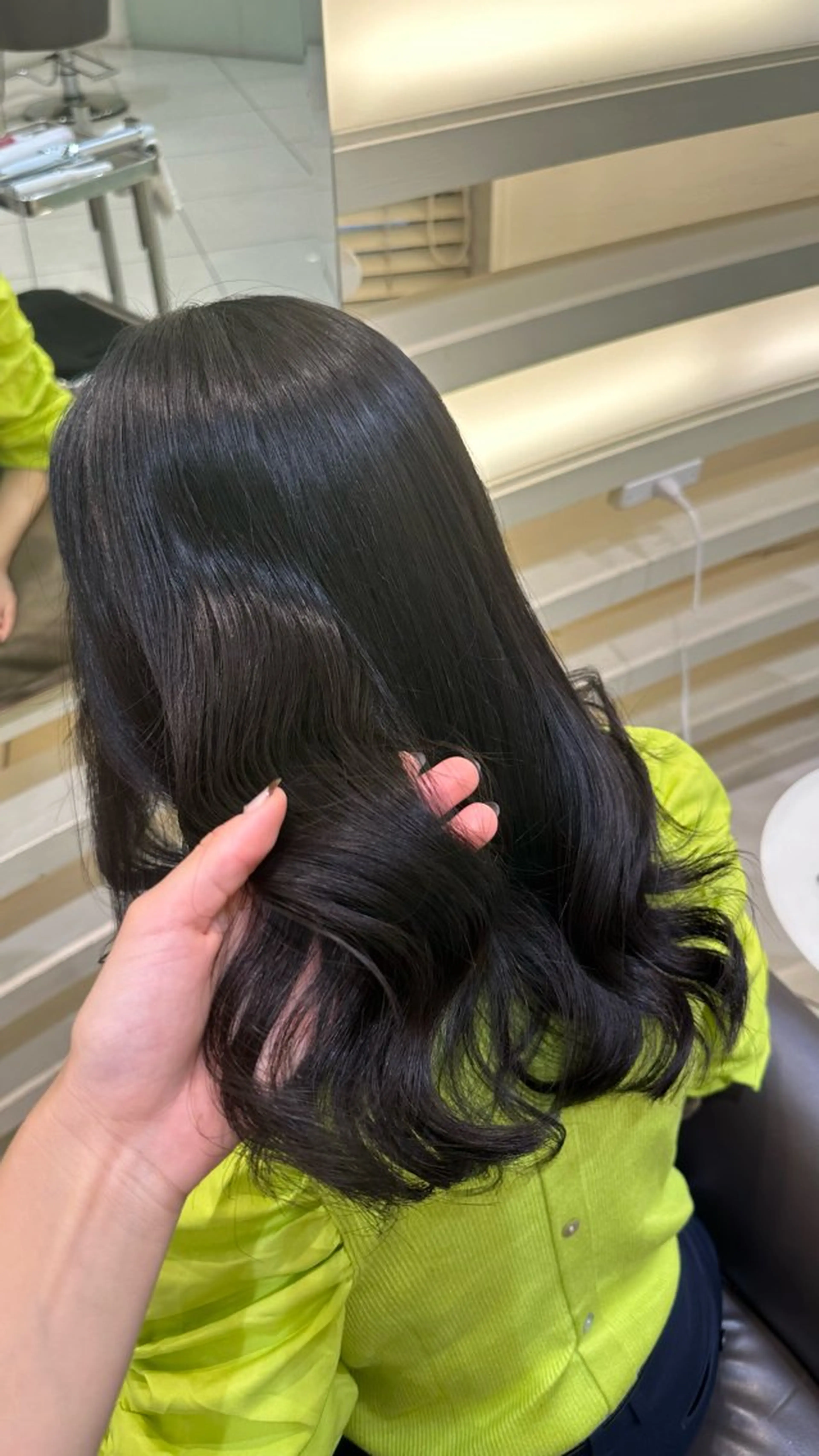 セミロング セミロングパーマ トリートメント 🤎ハイライト/ 艶カラー/銀座🤎のヘアスタイル