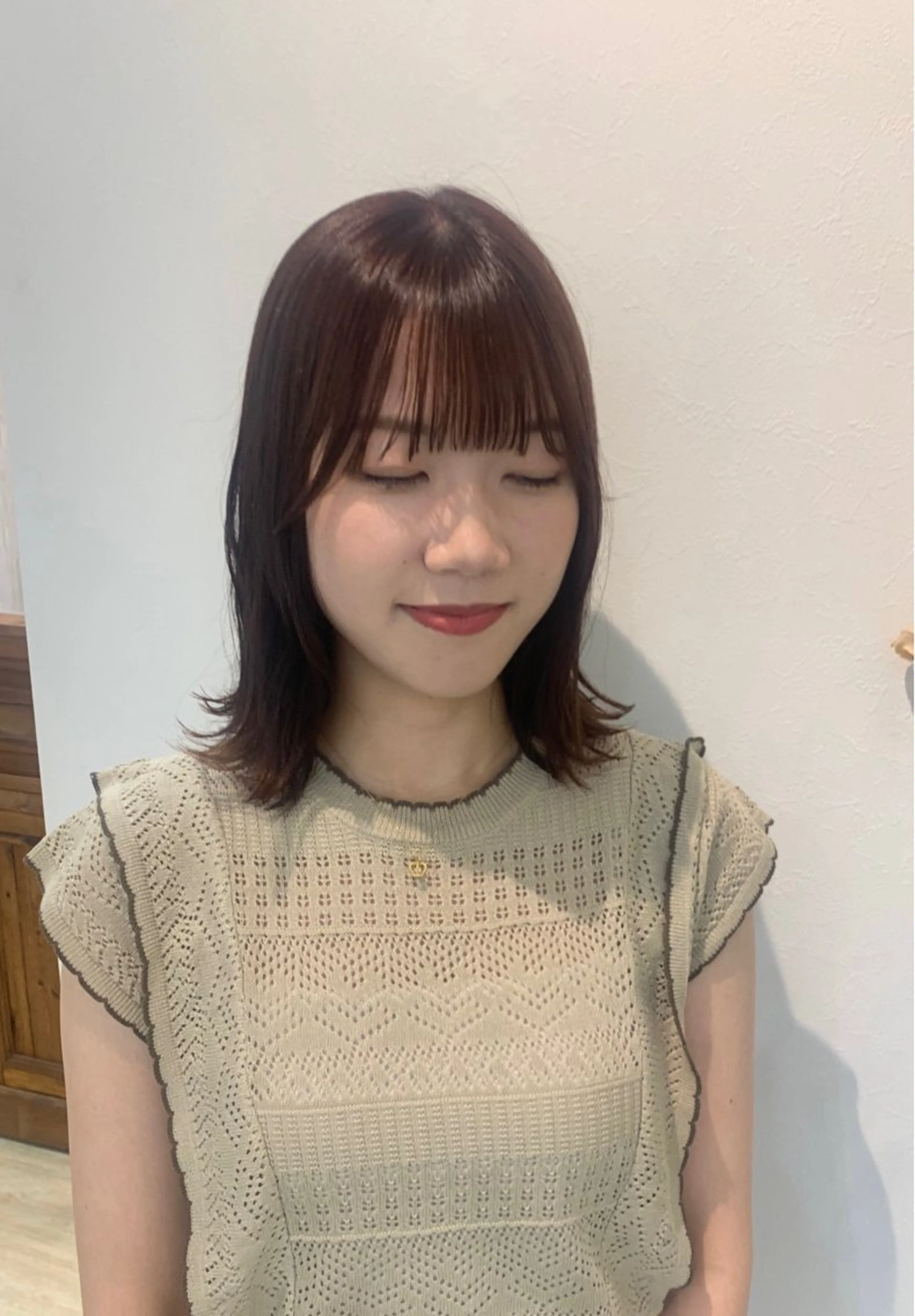 ミディアム 竹村 恵功代のヘアスタイル