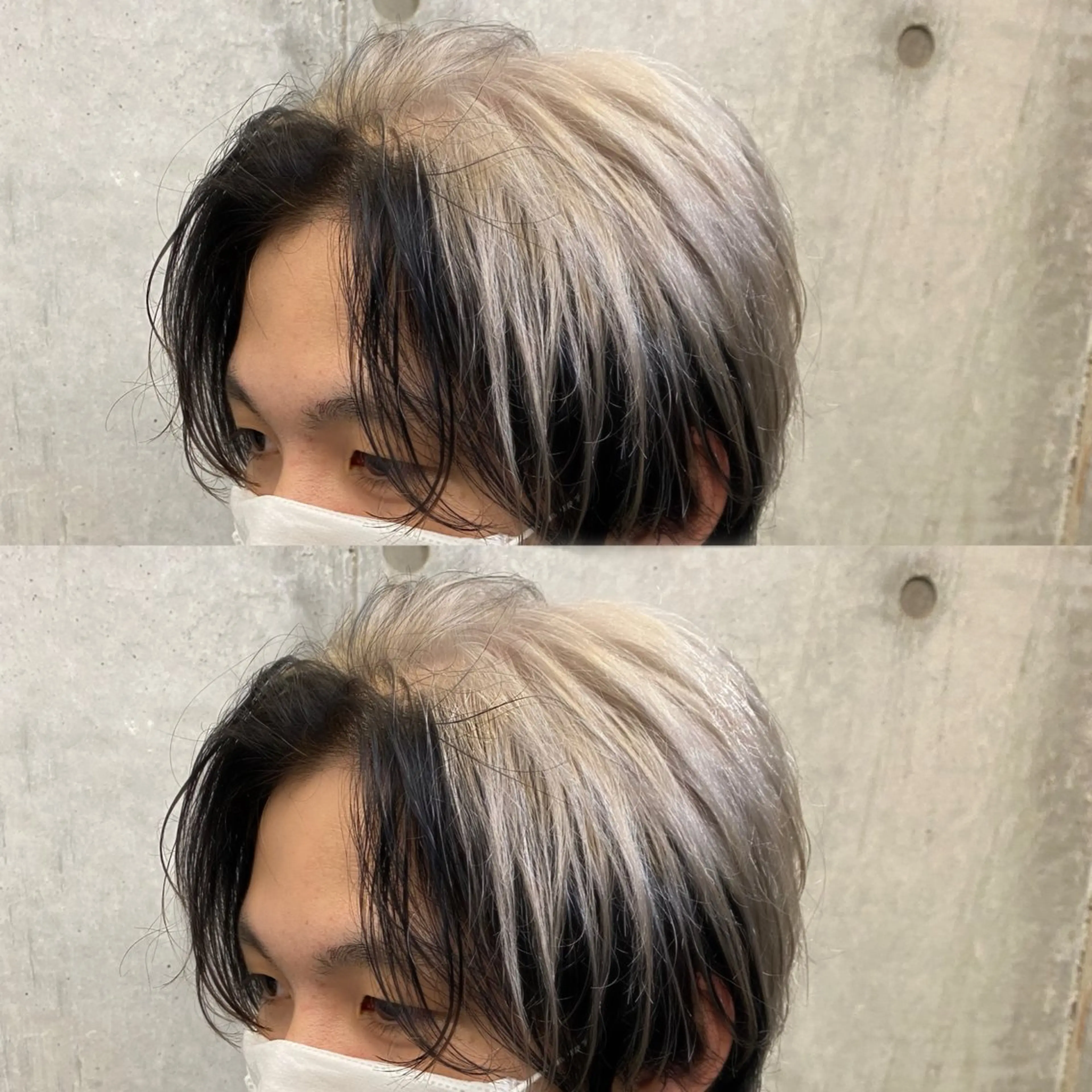 ショート カラー メンズ デザインカラー カット ヘアカラー メンズカット/パーマ 艶カラーTAIGA︎のヘアスタイル