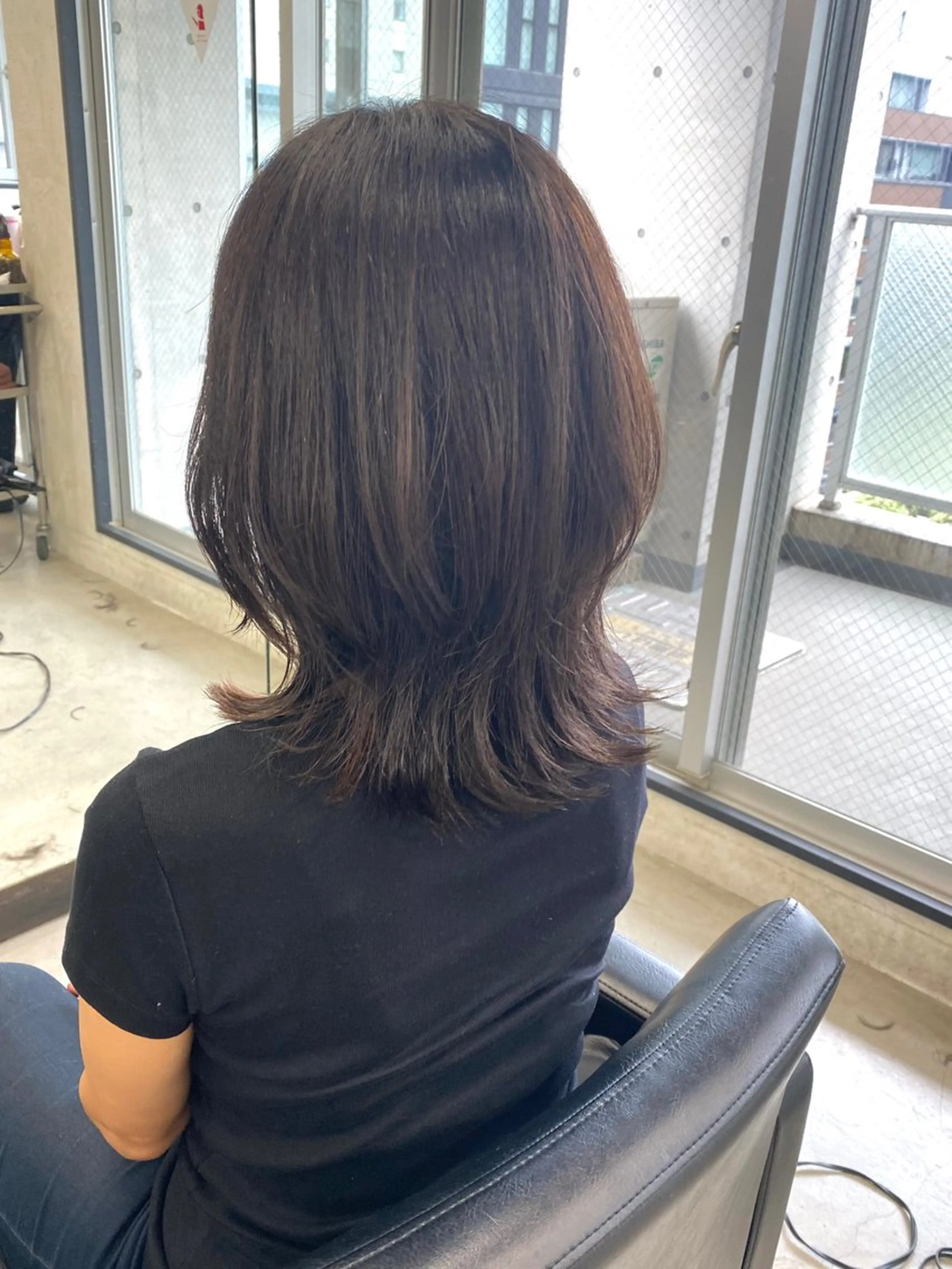 ミディアム レイヤーカット HARUKA🍒 tocca天王寺のヘアスタイル
