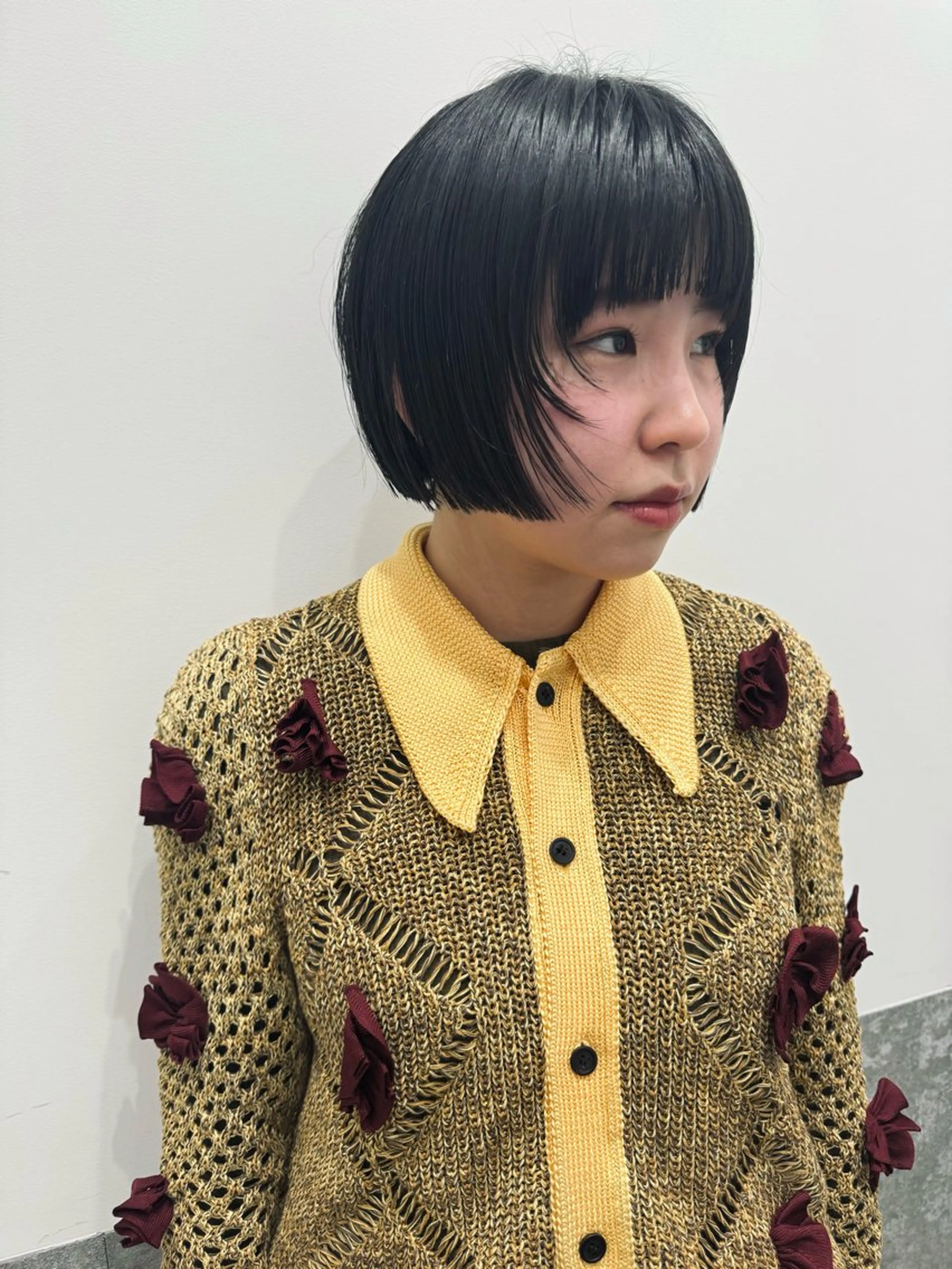 ショート カラー 顔周りカット カット ヘアカラー トリートメント センスをお届けします 大谷将生INFPのヘアスタイル