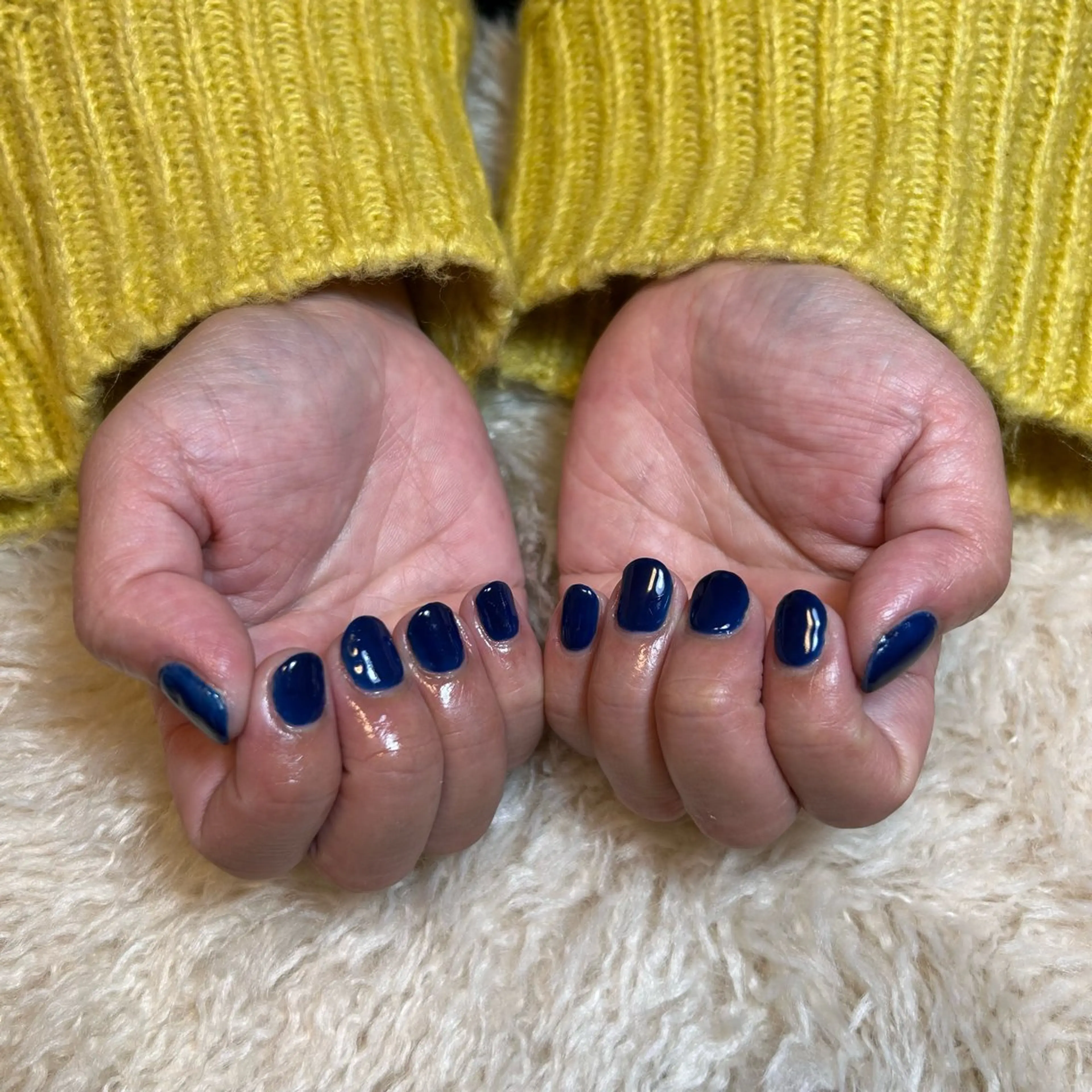 ネイル ネイビー ワンカラーネイル nailsalon kiii'sのネイルデザイン