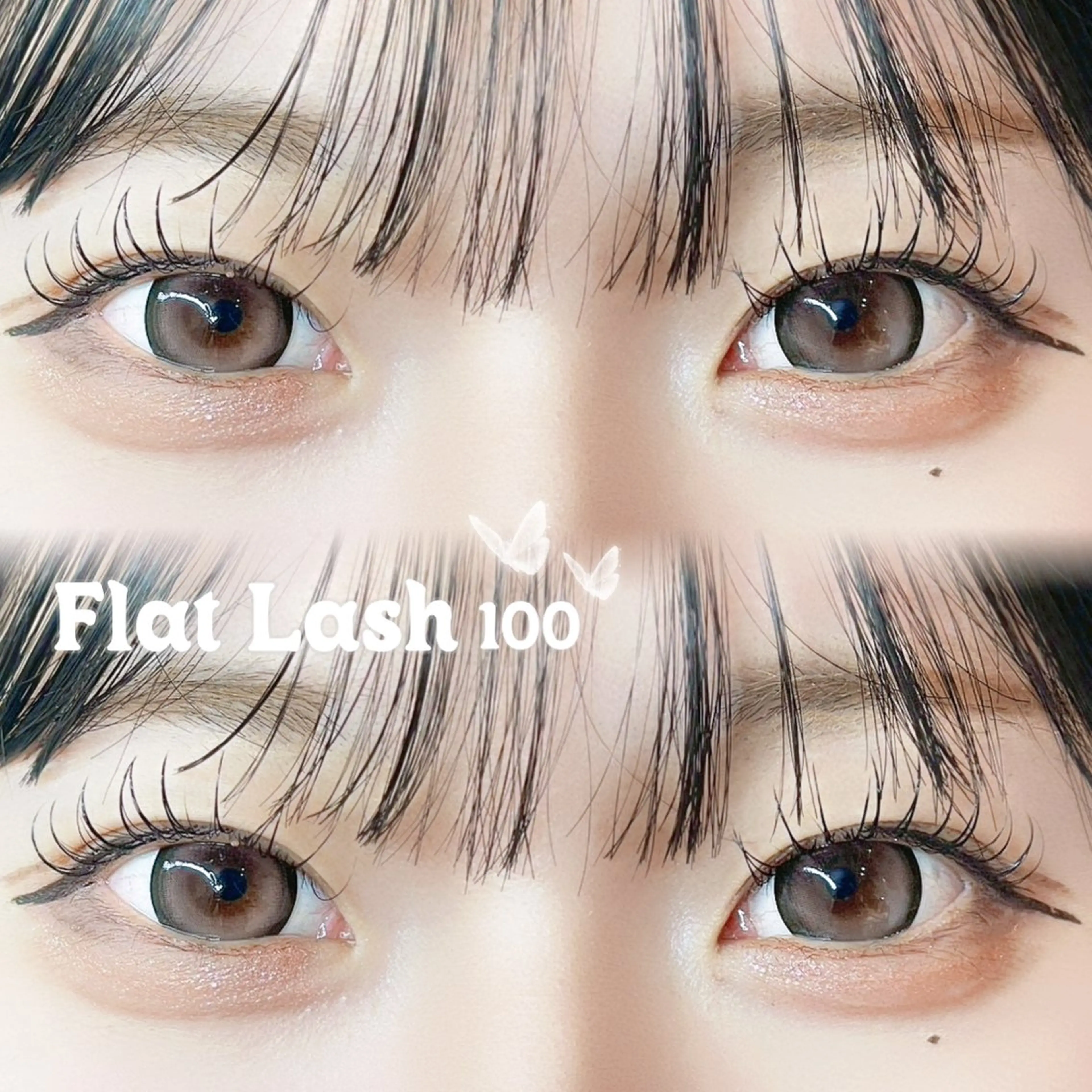 マツエク・マツパ フラットラッシュ SUA place所属・𝑅𝑢𝑘𝑎 大阪福島/マツエクのマツエク・マツパデザイン