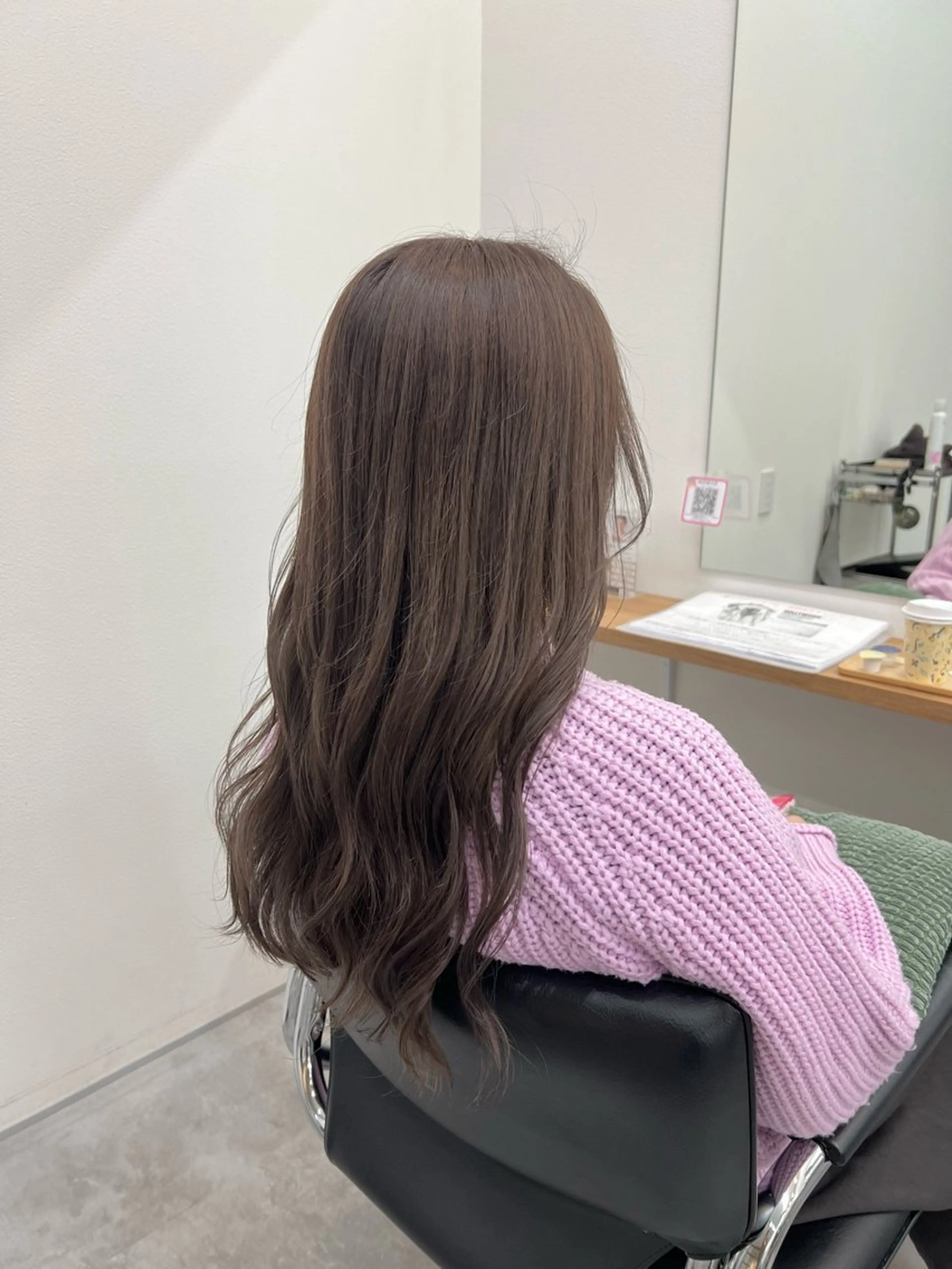 ロング カラー ブリーチ グレージュ カット ヘアカラー トリートメント ✨NOMAD印西✨ 黒川勇輝のヘアスタイル