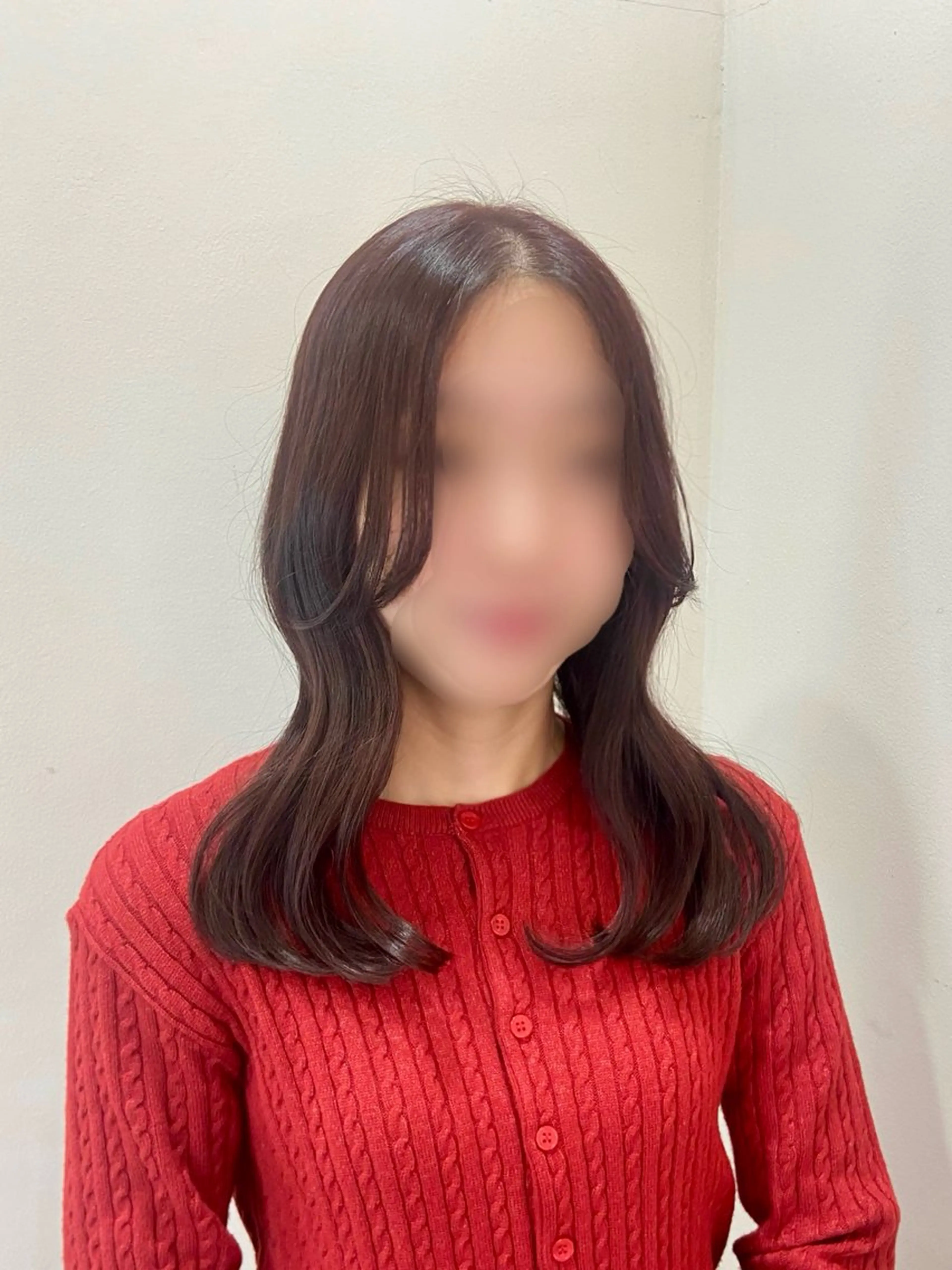 セミロング 🎀透明感カラー 🐈ナズナのヘアスタイル