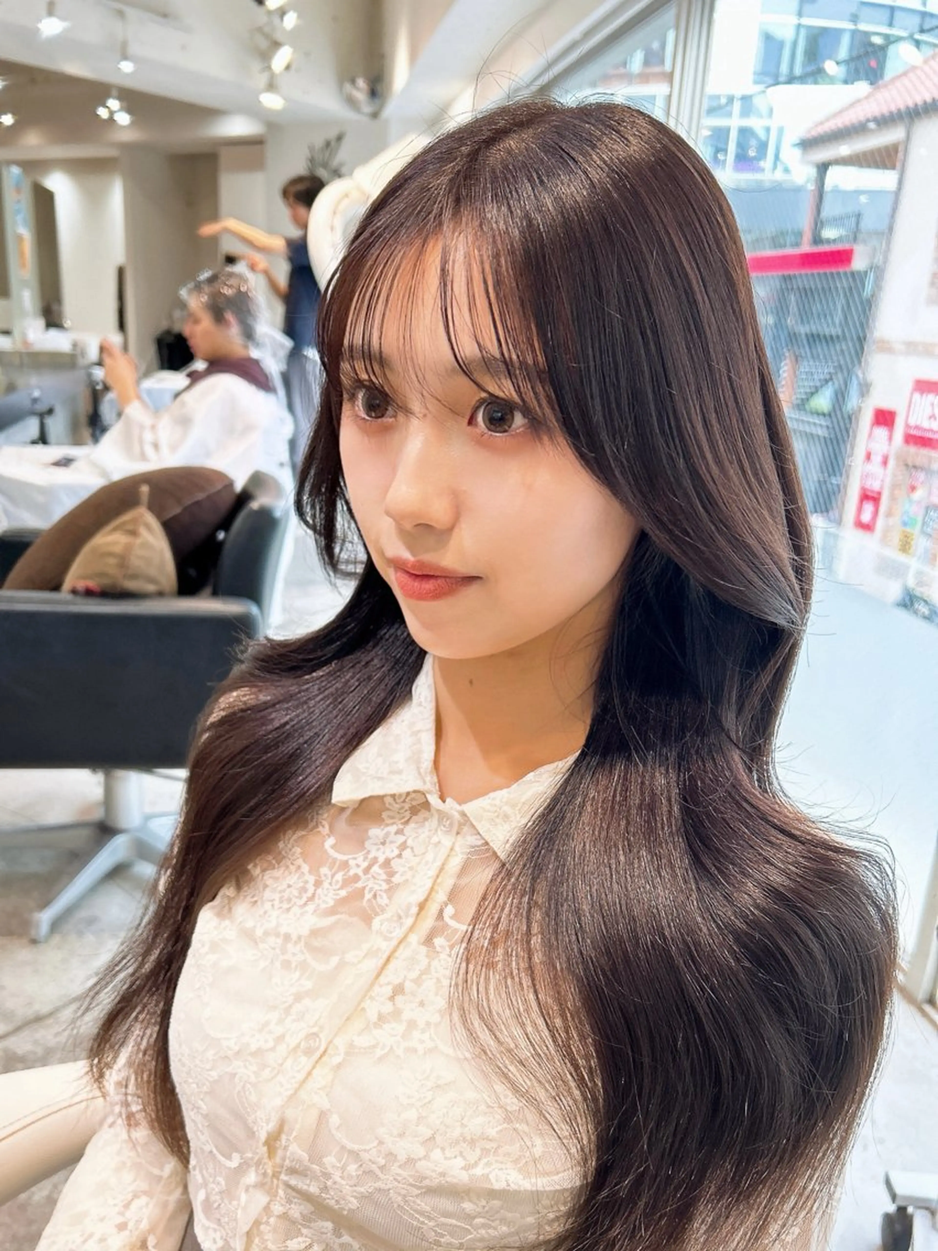 カラー アッシュ アッシュブラウン ブラウンカラー 透明感カラー 二宮 陽太のヘアスタイル