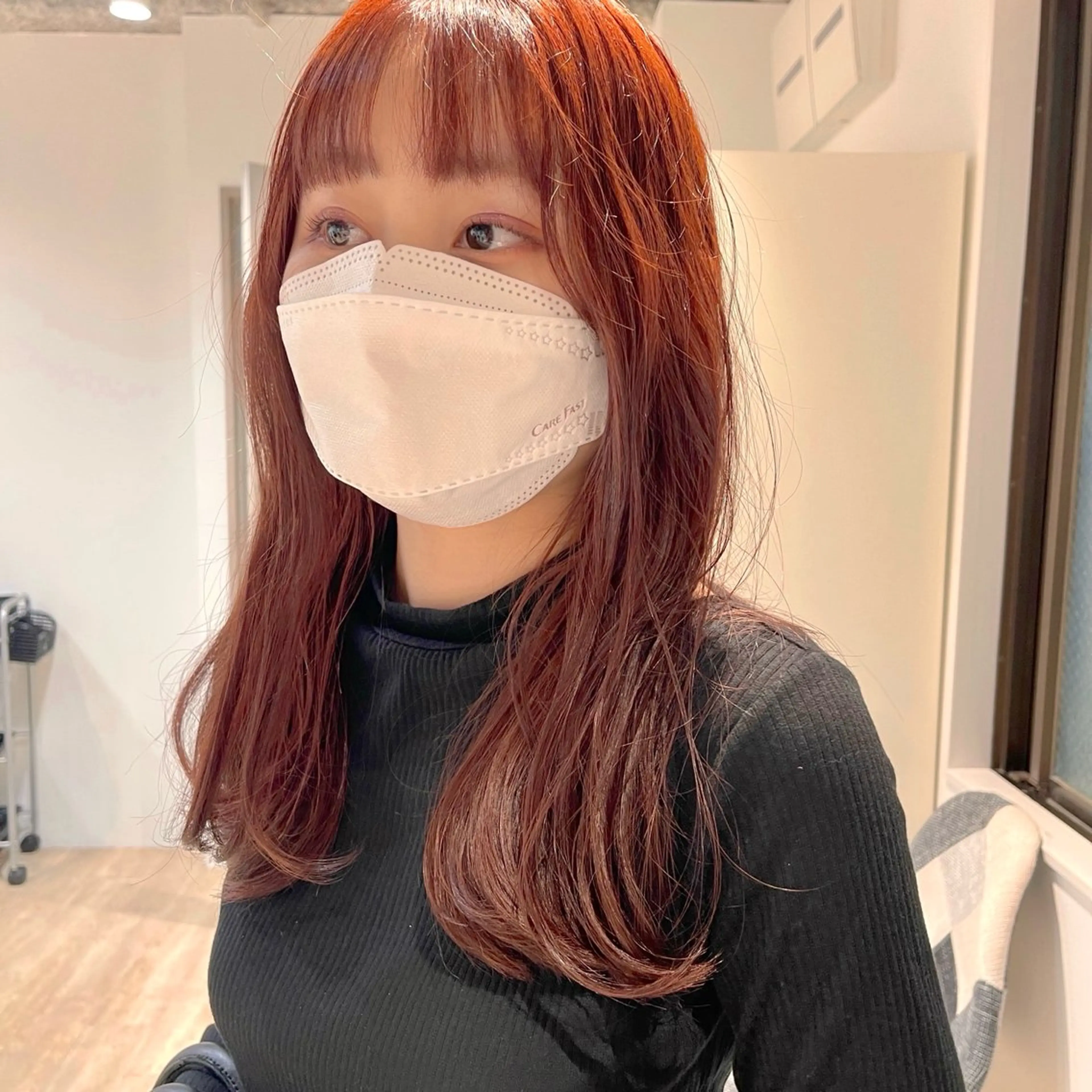 カラー green machida所属・暖色・ベージュ♡ nanoha itoのヘアスタイル