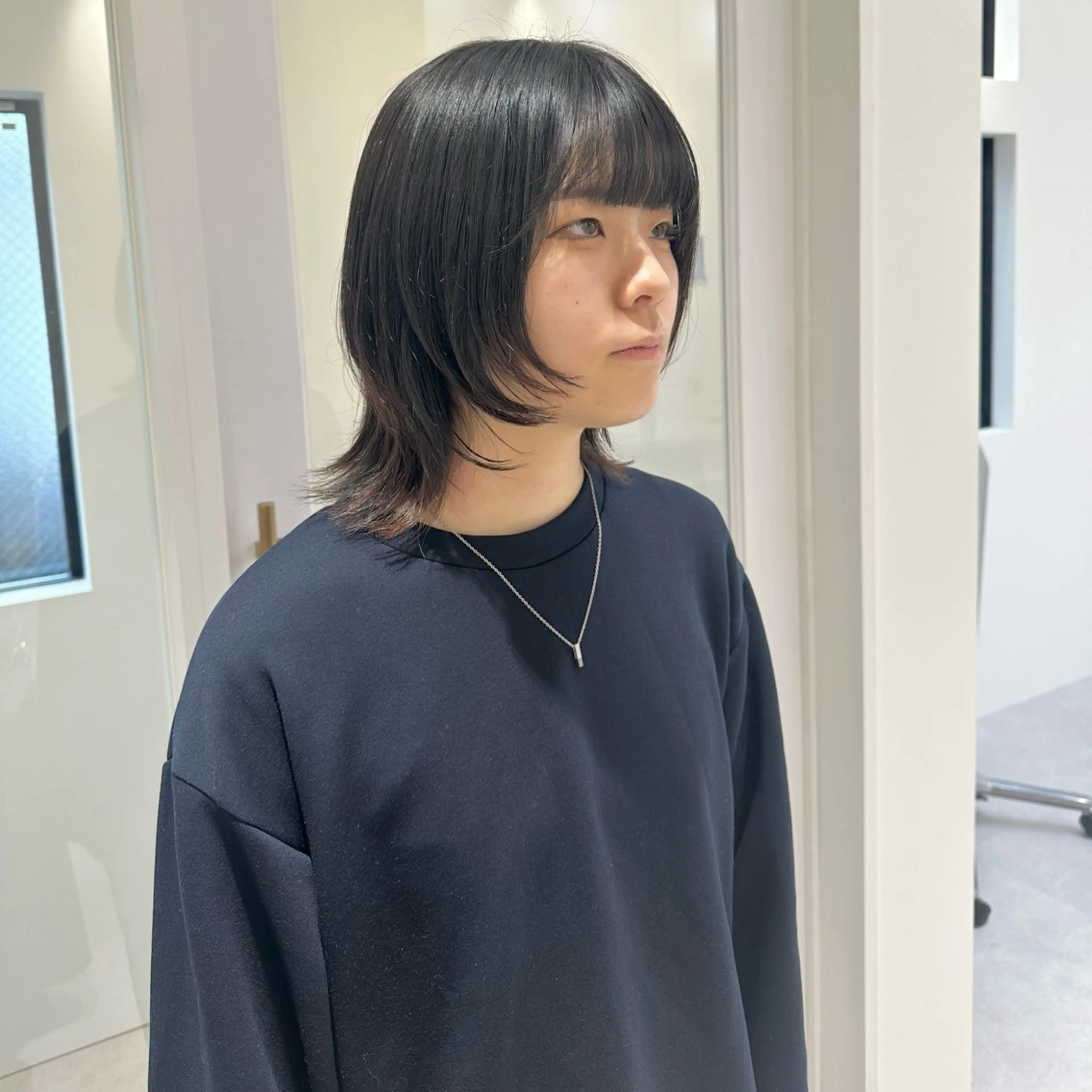 ミディアム カラー お洒落パーマ/ 艶カラー/michiのヘアスタイル