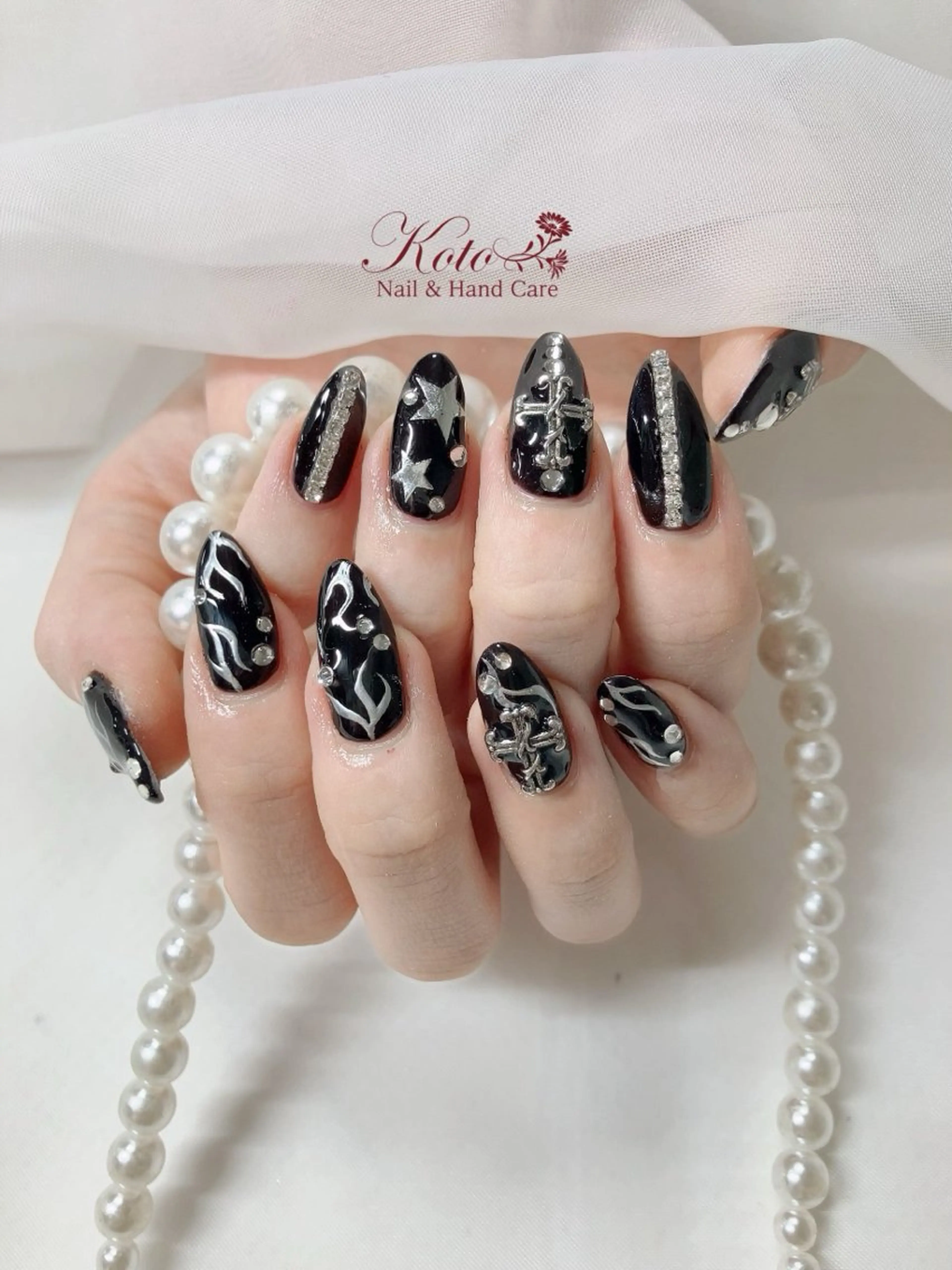 ネイル 長さ出し ジェルネイル 持ち込み ニュアンスネイル 赤色 ハンドネイル Nail Salon KOTOのネイルデザイン