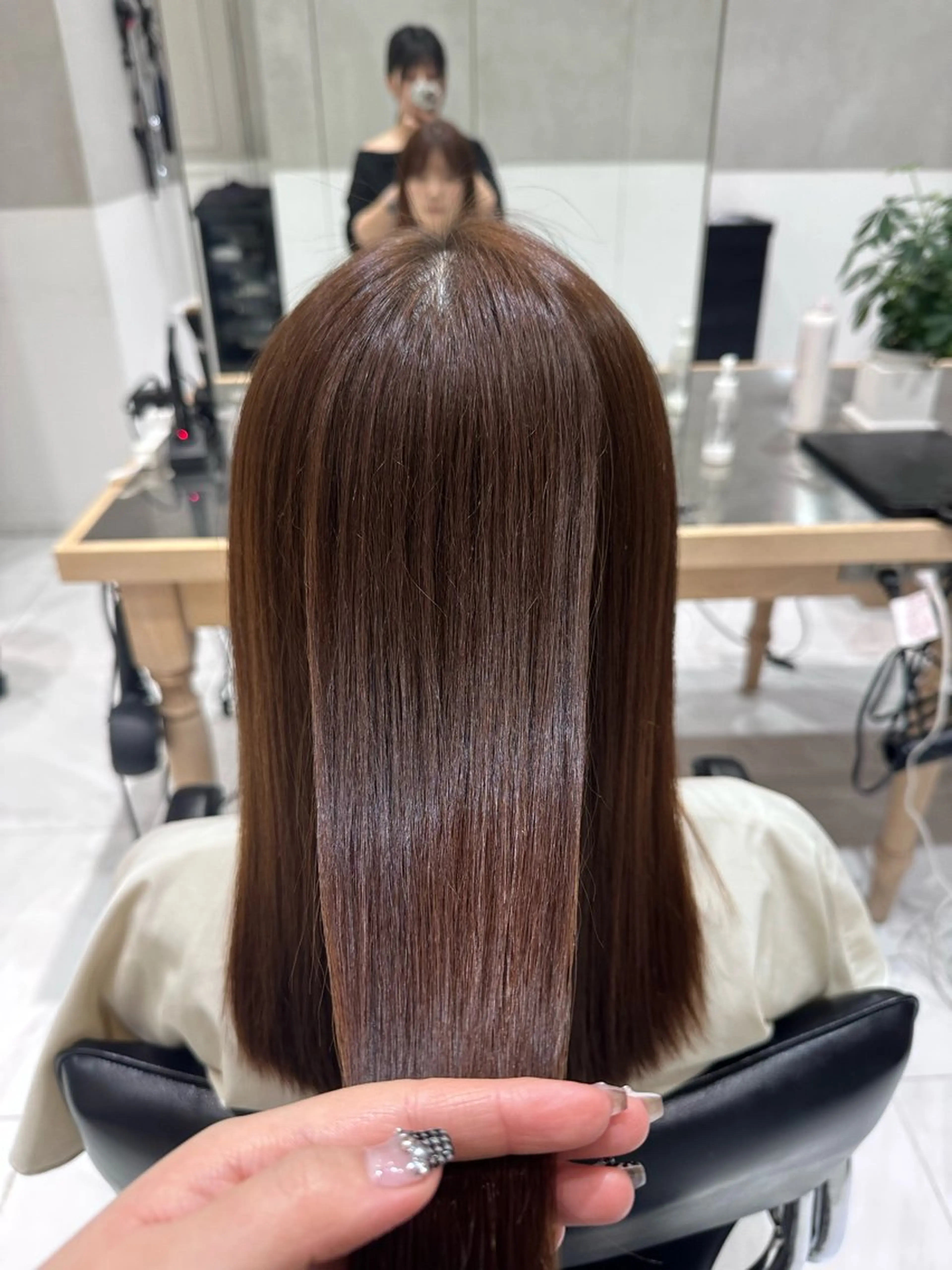 セミロング メンズ/艶カラー Rino🎀のヘアスタイル