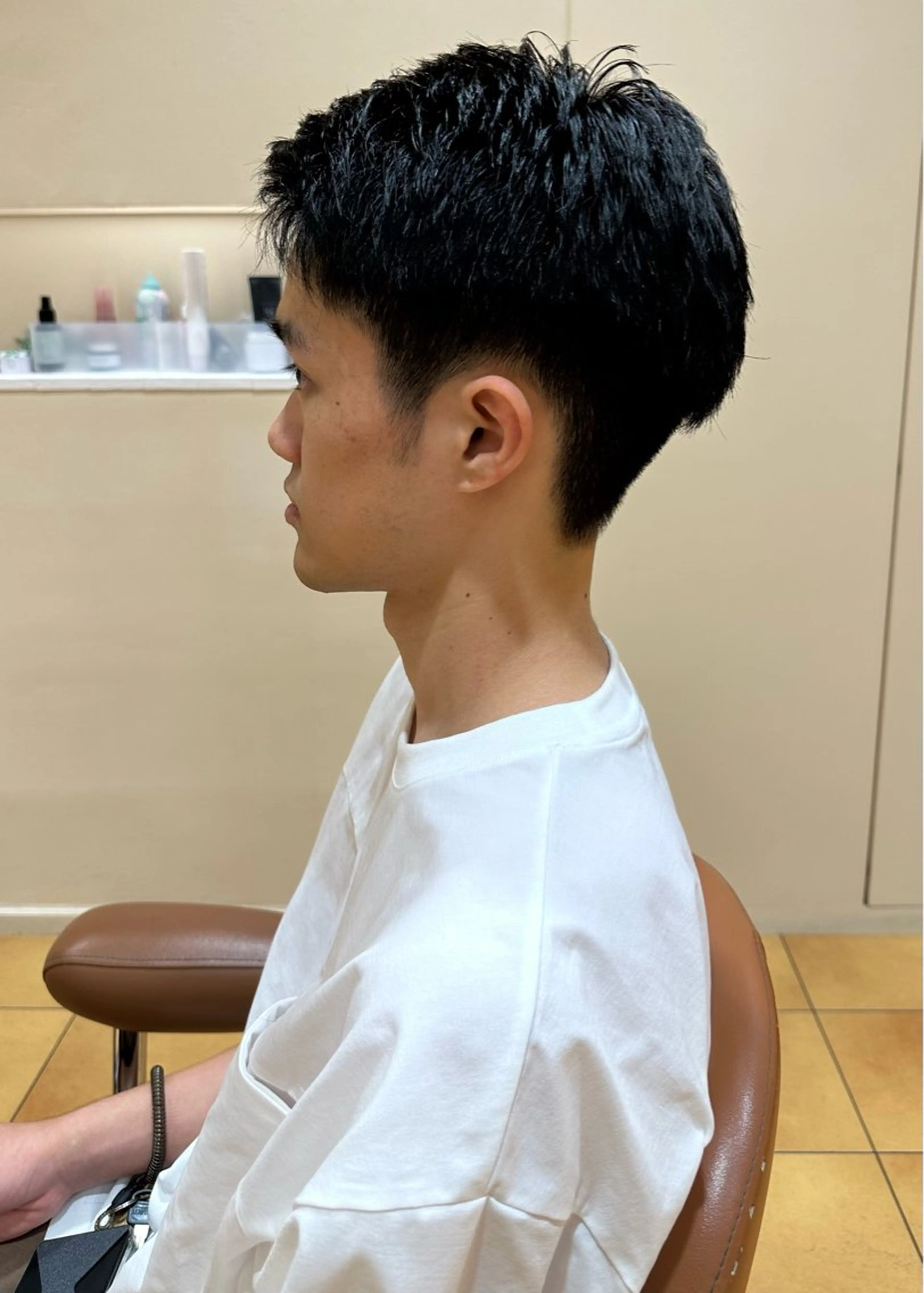 ショート ショートボブ ボブ ショートヘア 縮毛矯正 カット とうい/パーマボブ/ くせ毛/丸みボブのヘアスタイル