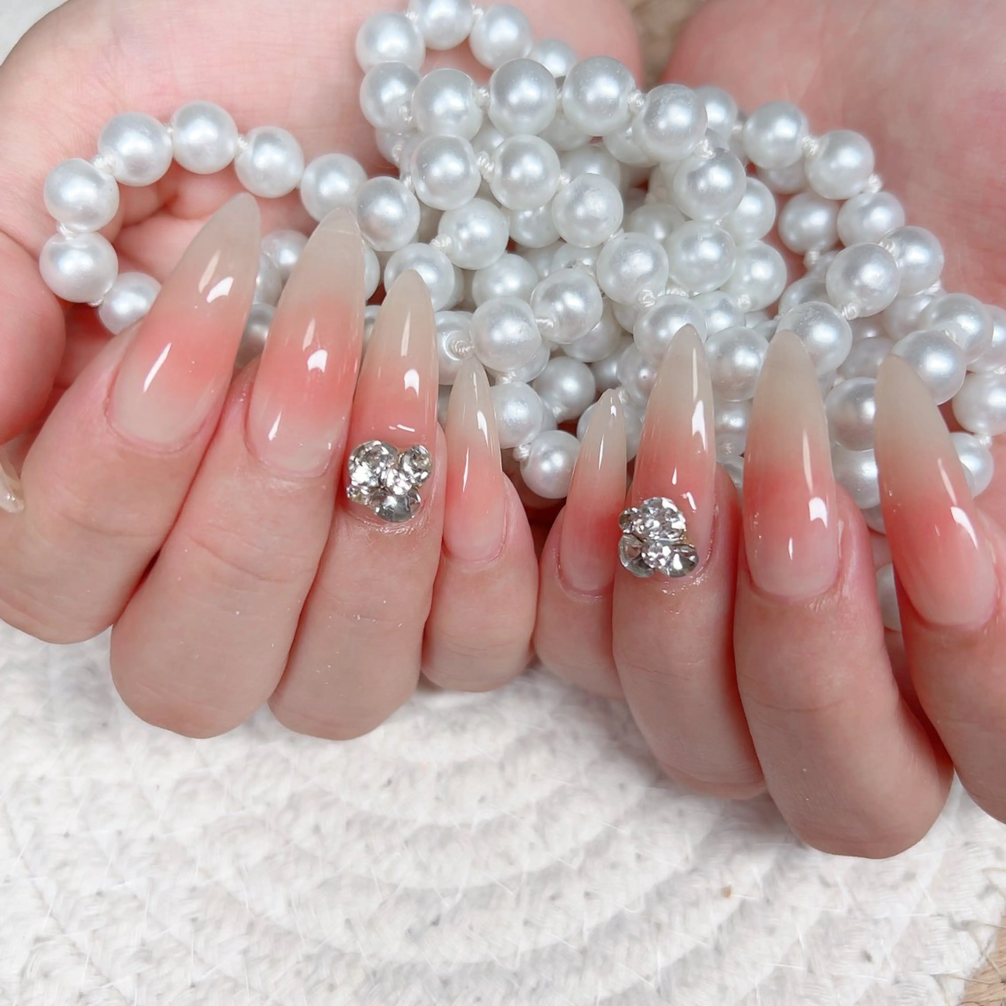 ネイル ハンドネイル M🌷nail 長さだし専門店のネイルデザイン