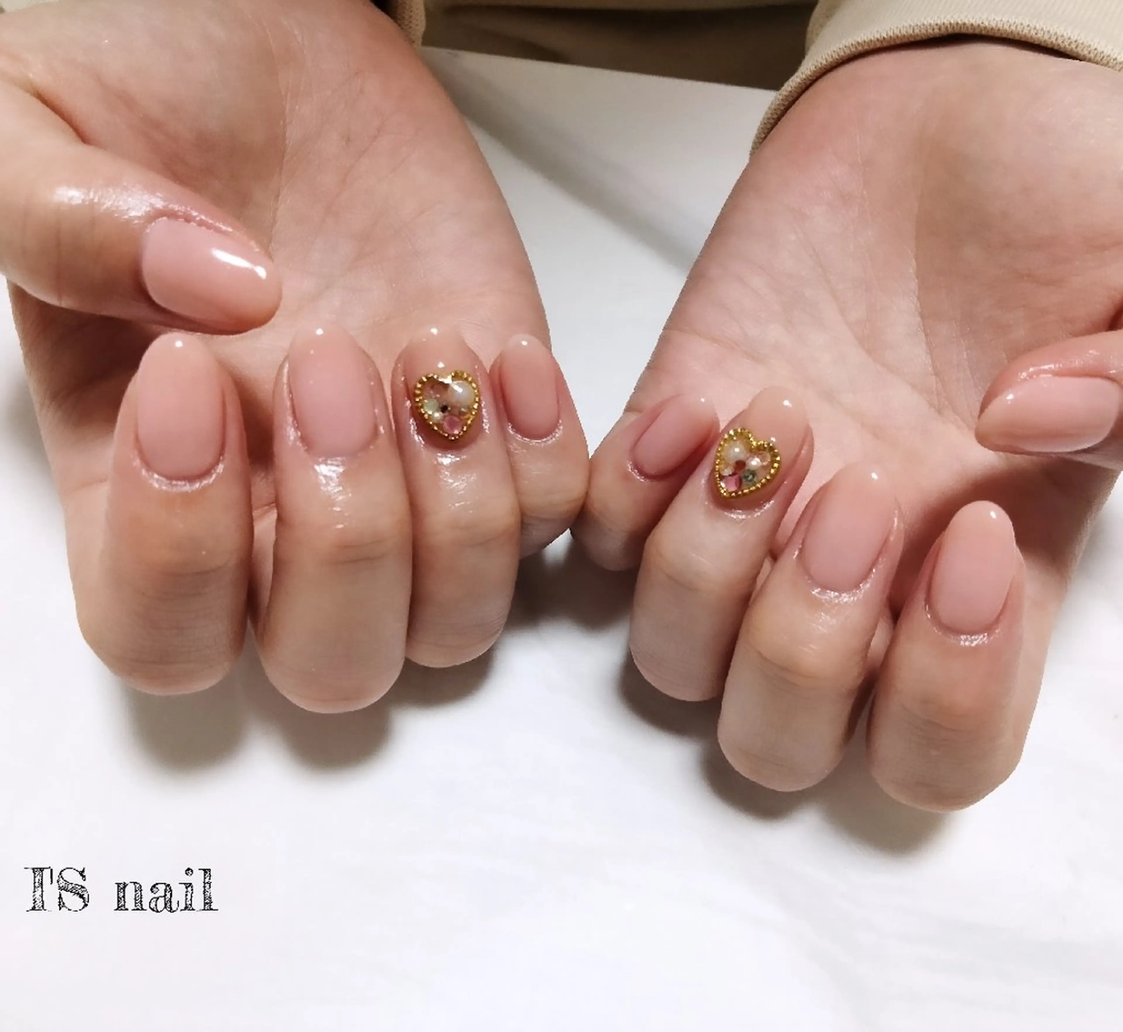 ネイル ピンク ハンドネイル I'S nail 佐野のネイルデザイン