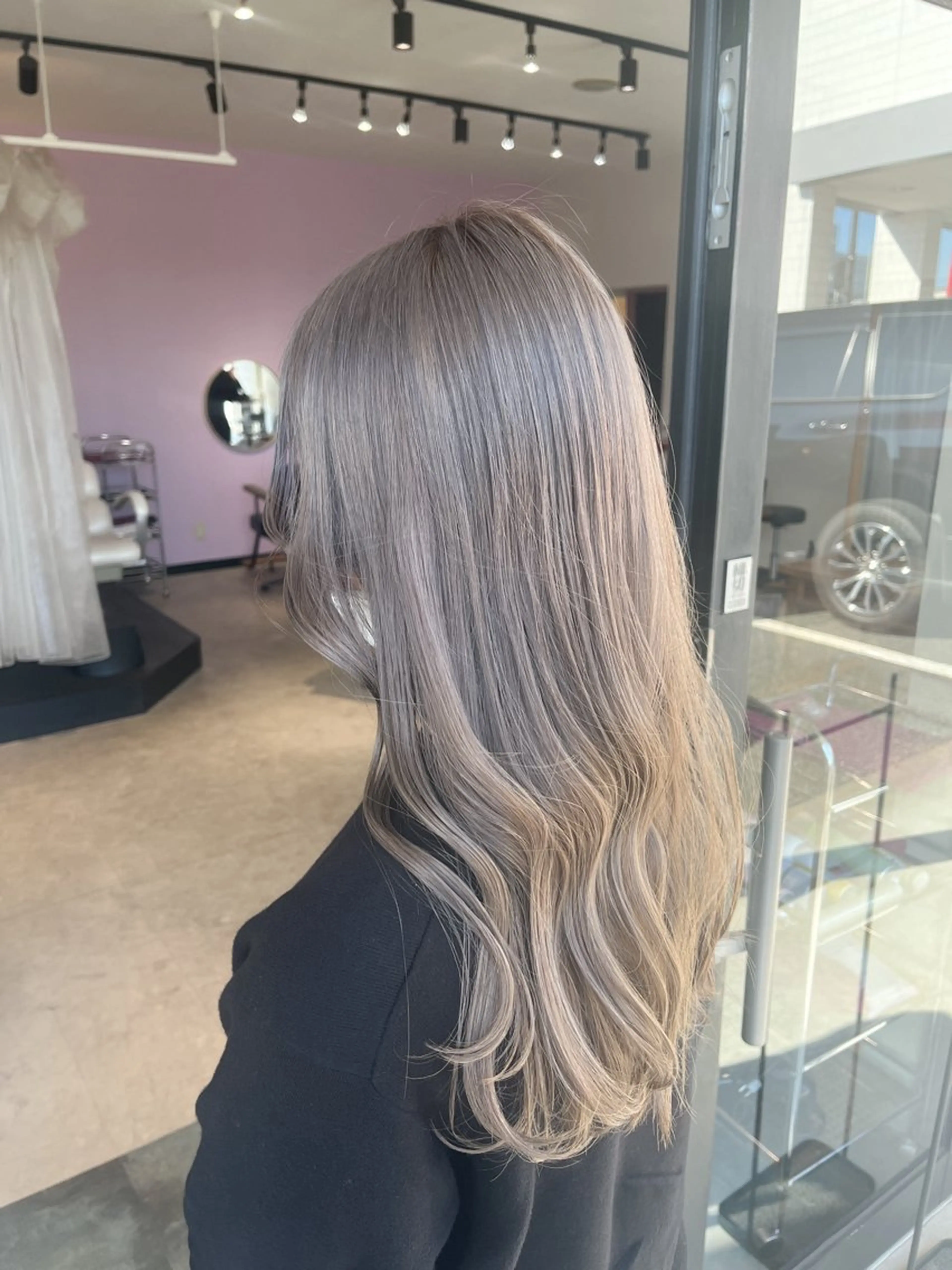 ロング カラー グレージュ Bonheur所属・Bonheur銀座 /runaのヘアスタイル