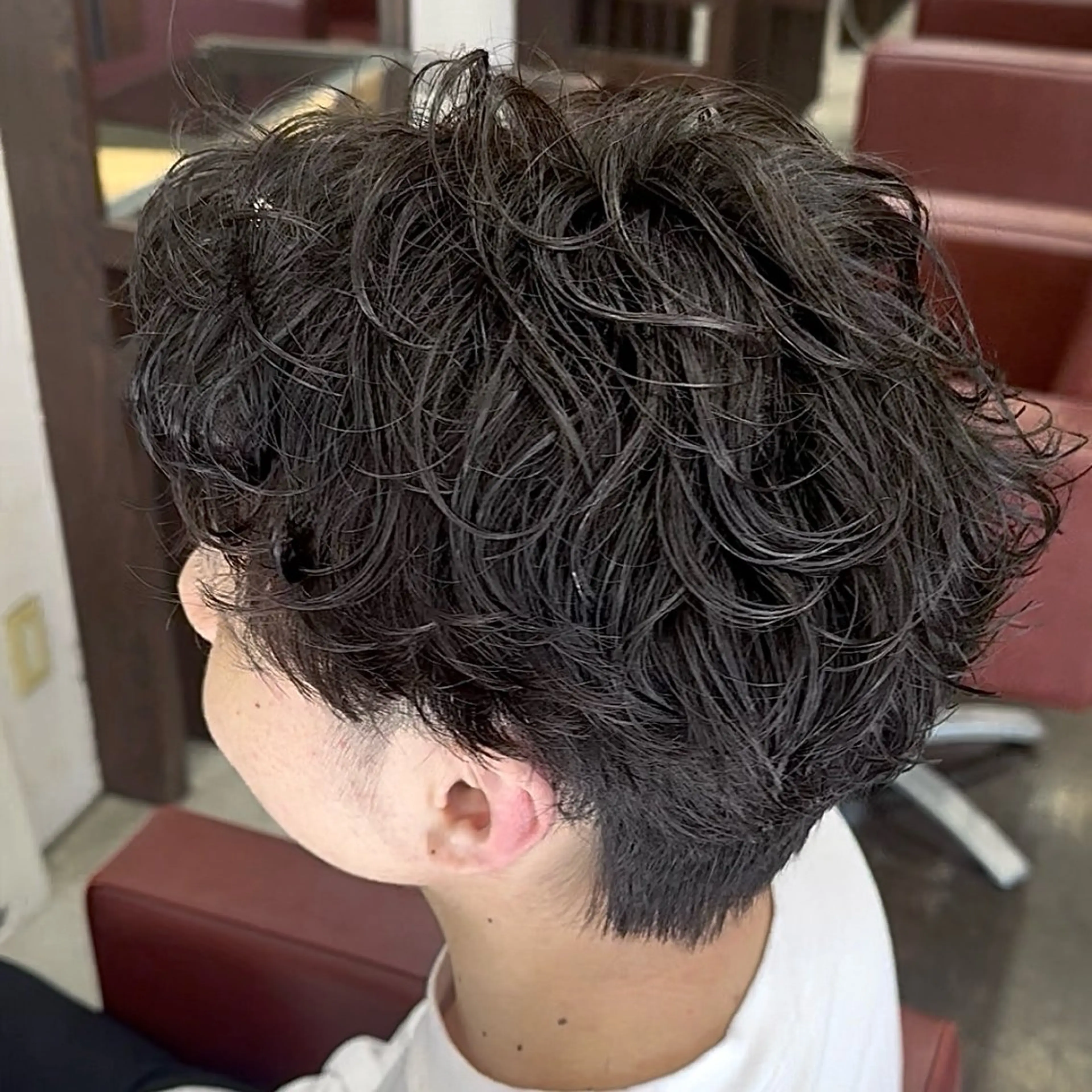 パーマ メンズ メンズパーマ カット パーマ 波巻き|シャドウ| サーフカール|RYUのヘアスタイル