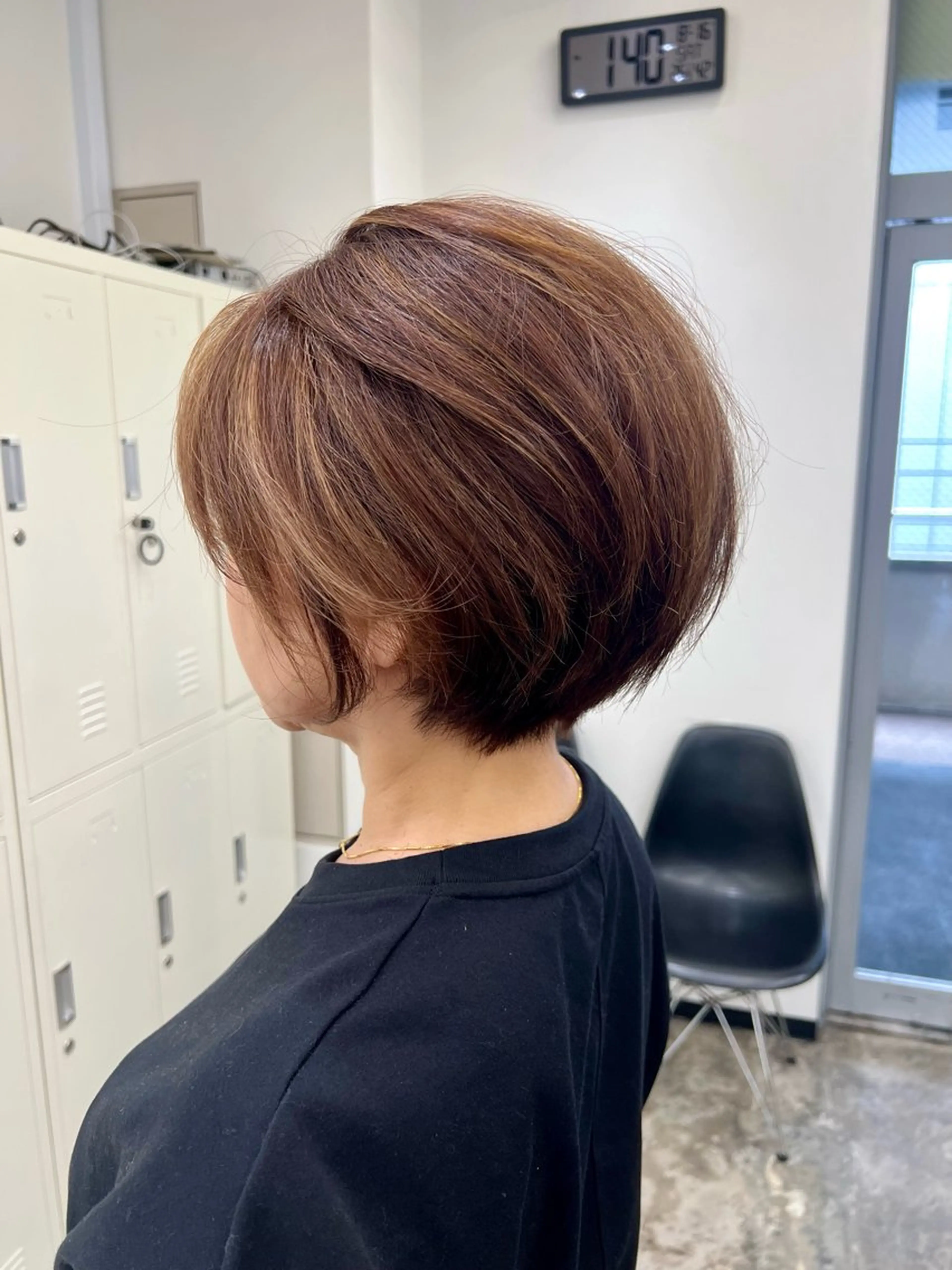 ショート カラー カット トリートメント ショートボブ/縮毛 矯正ハイトーン/増田のヘアスタイル