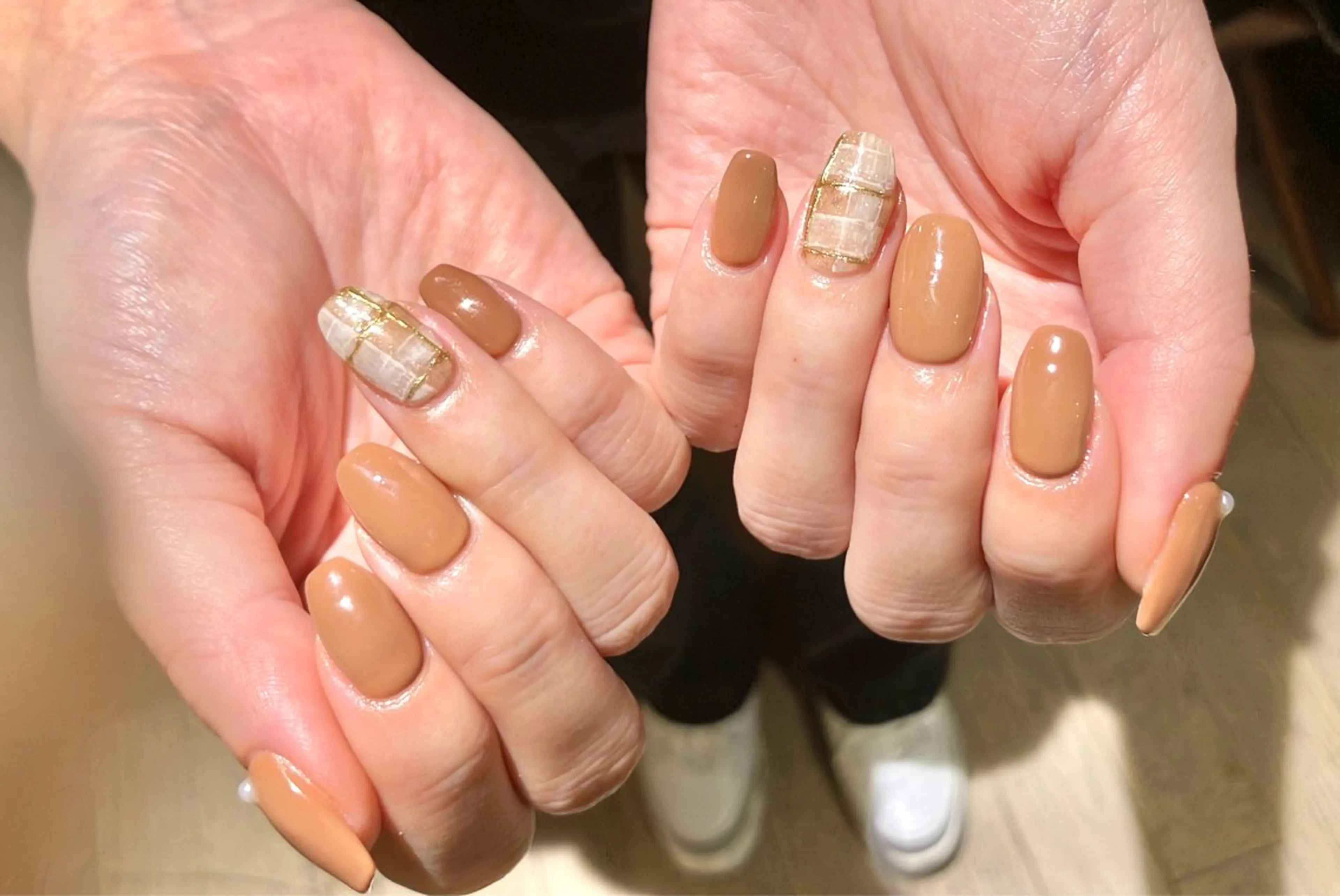ネイル ハンドネイル OAKたまプラ ANZUのネイルデザイン