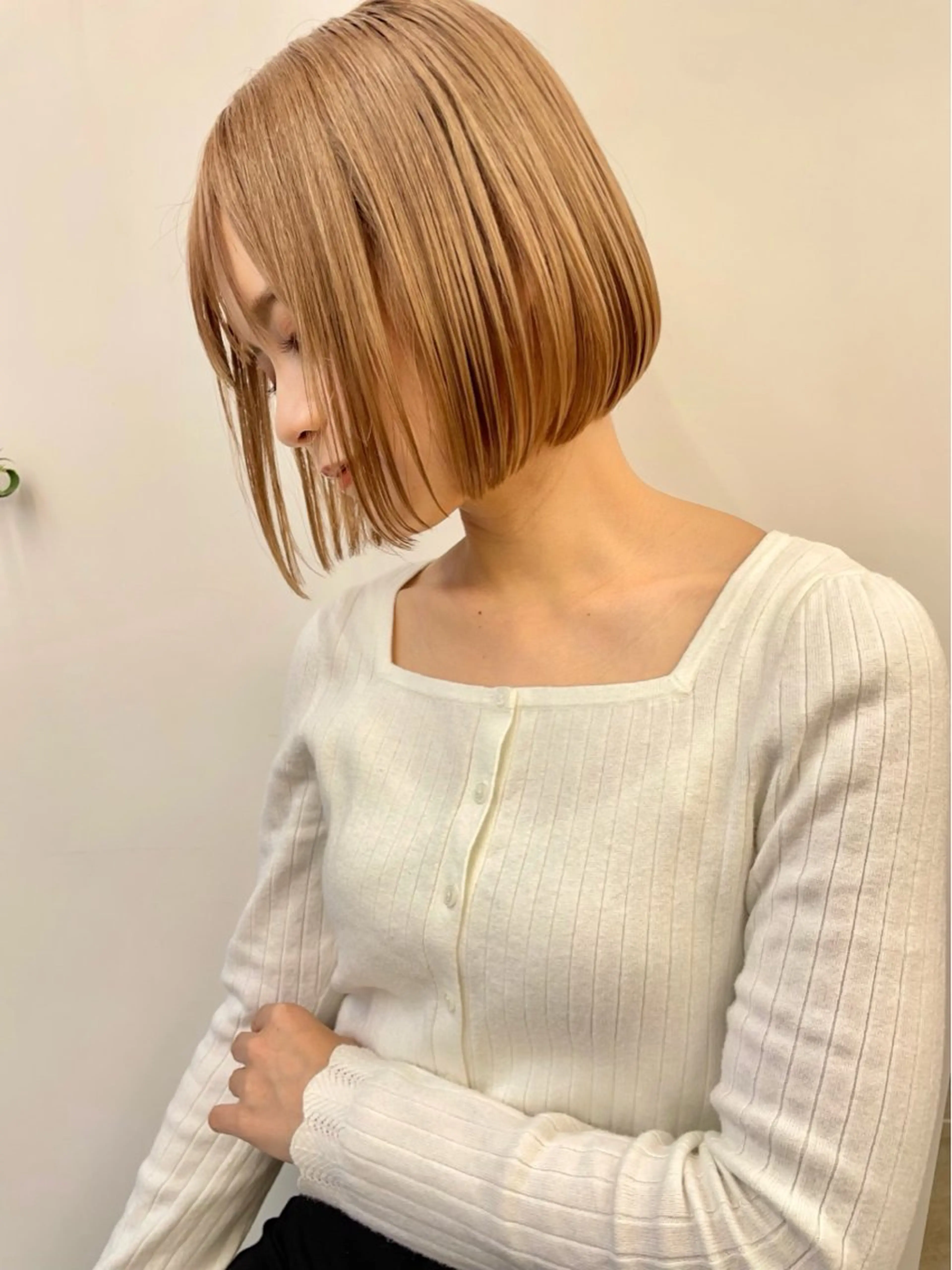 ショート カラー 地毛風縮毛/ 巻ける縮毛/山下凌生のヘアスタイル