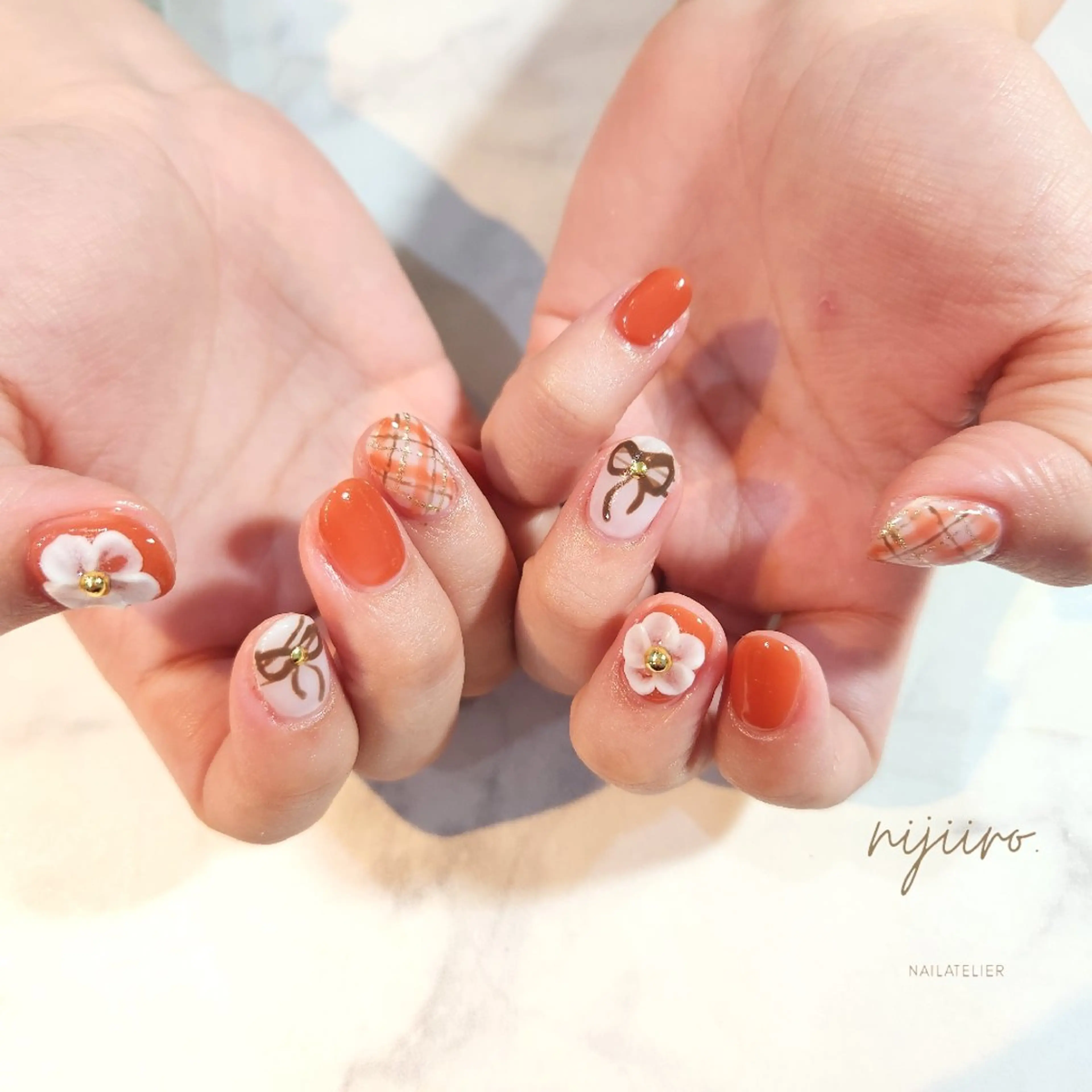 ネイル ハンドネイル nailatelier nijiiro.所属・nijiiro🌈 サトウのネイルデザイン