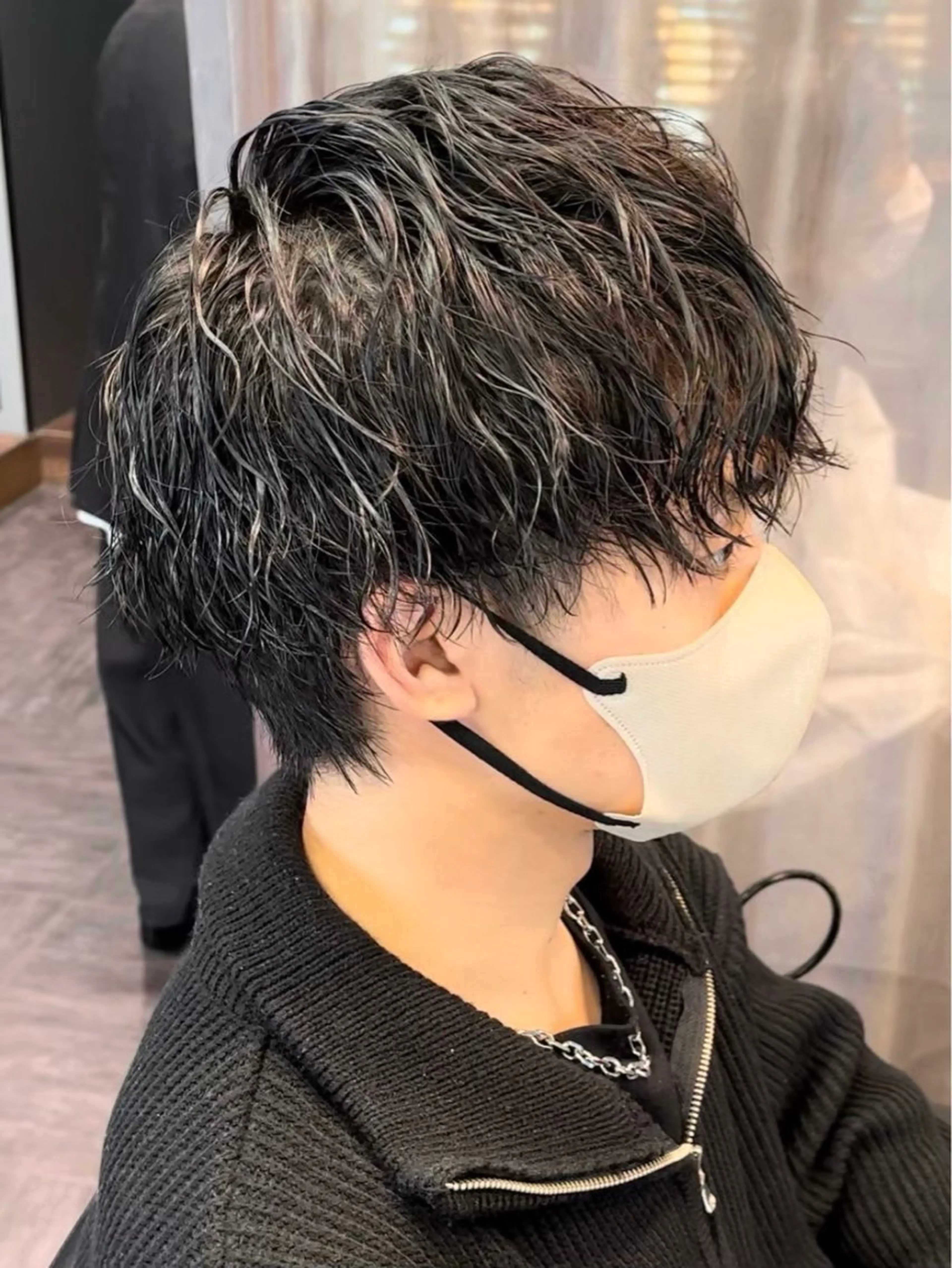 パーマ メンズ カット パーマ yui 🎀 Men's 特化のヘアスタイル