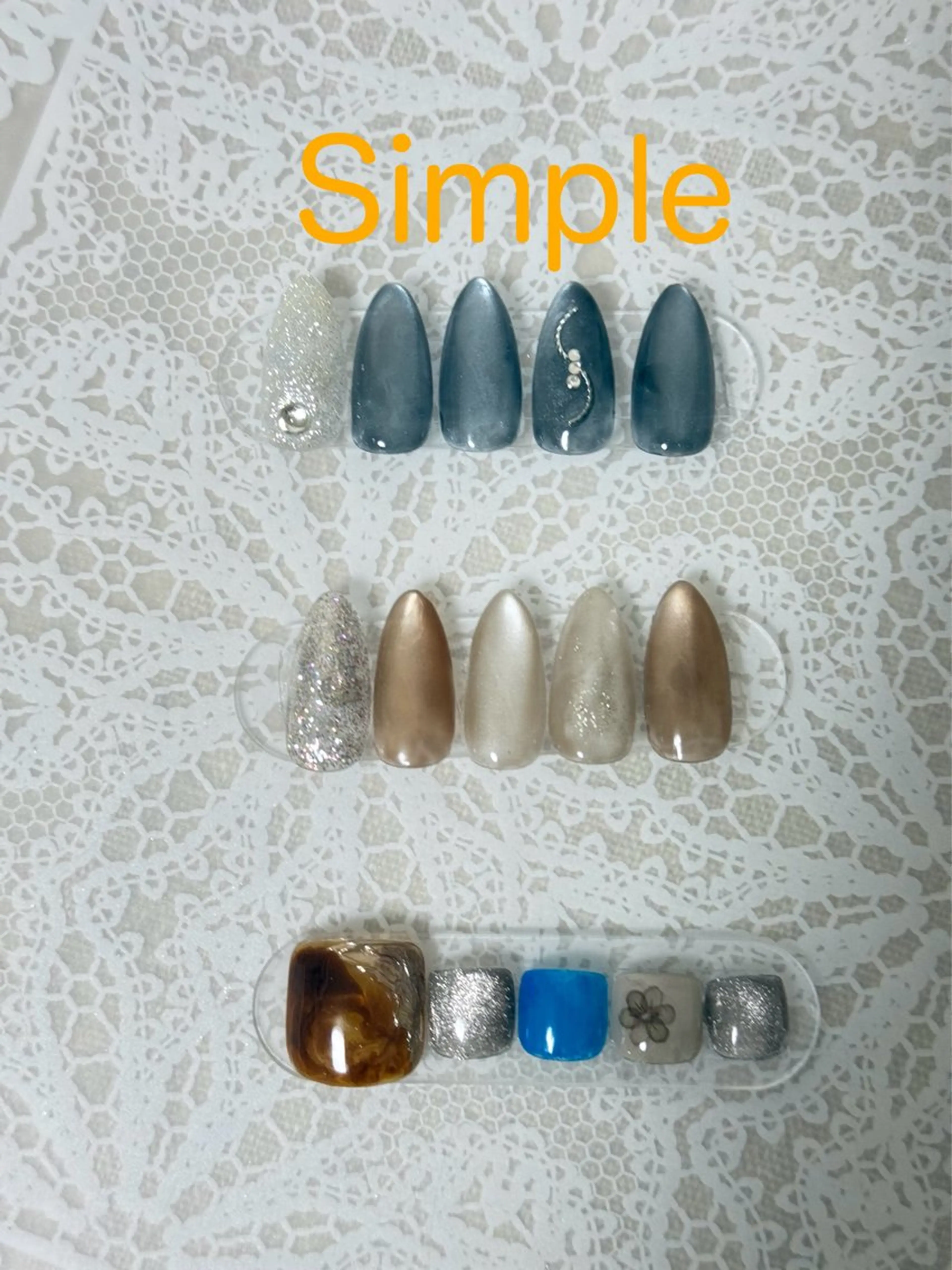 □  オフ込み　定額ネイルSimple♪の写真