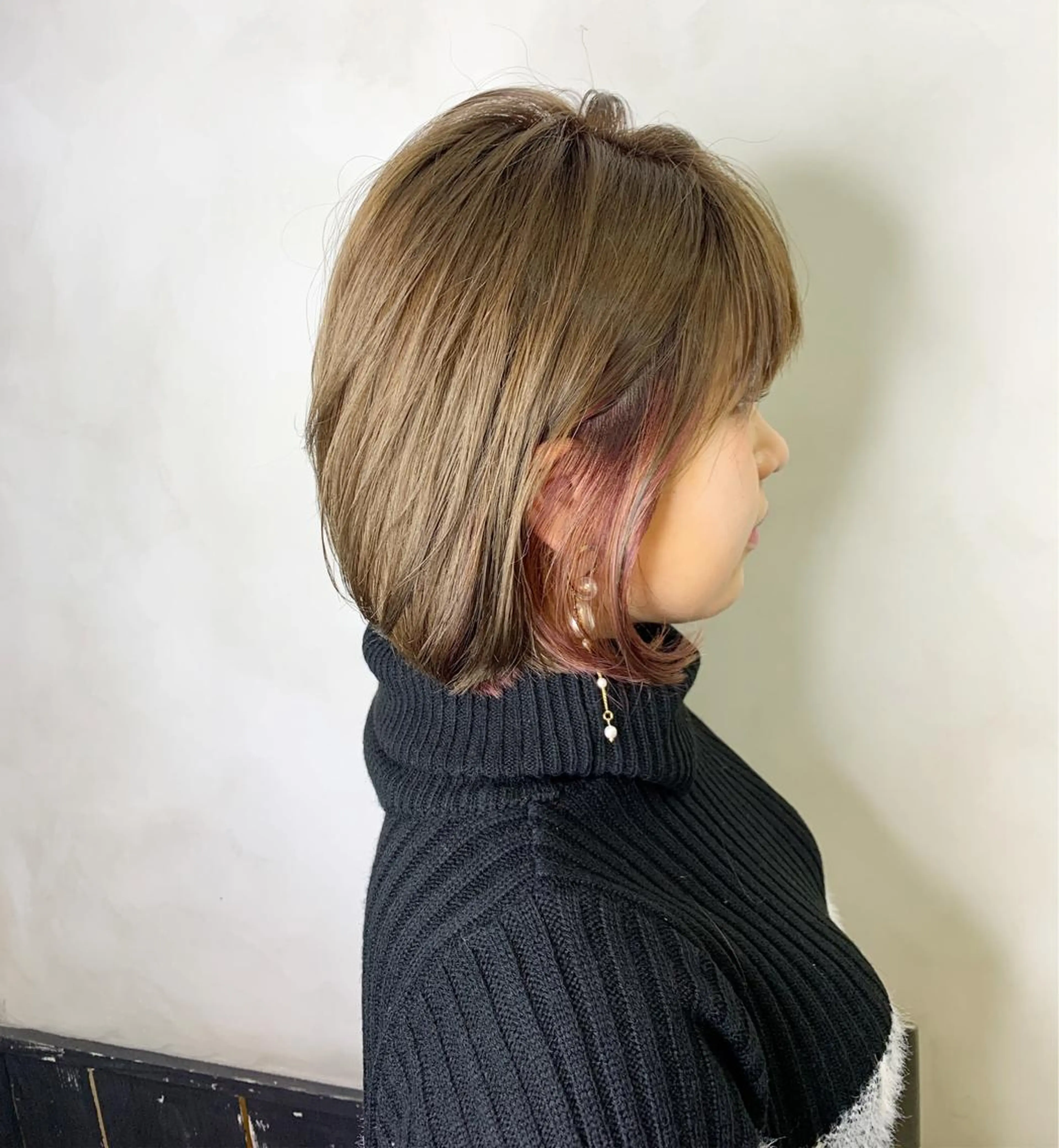 ミディアム カラー インナーカラー カット ヘアカラー トリートメント AUBE HAIRazul吉祥寺所属・髪質改善✨幹細胞✨ ウルツヤ🌈清水　祥のヘアスタイル