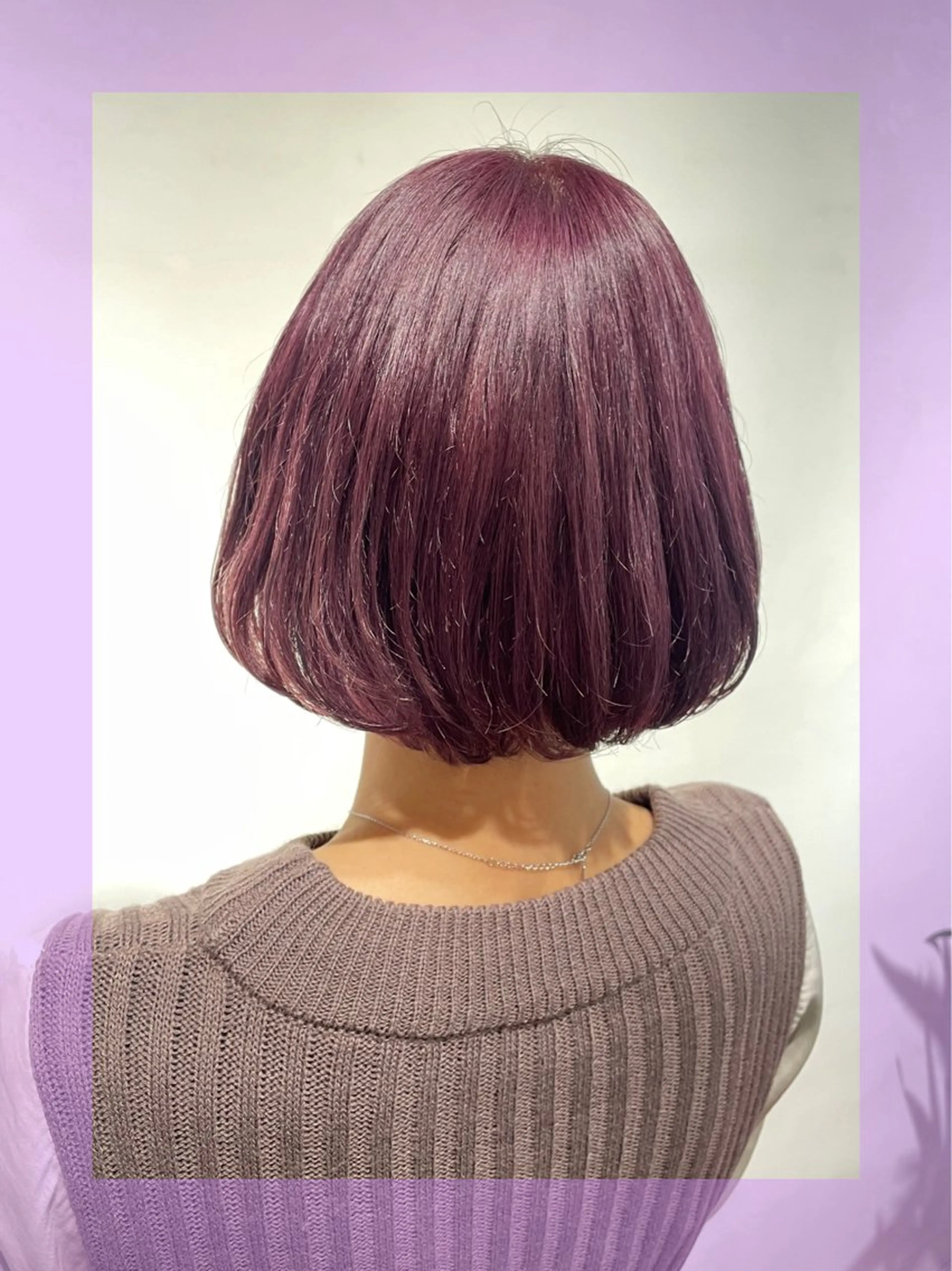 ミディアム カラー ヘアアレンジ ヘアカラー 🦄ブリーチ💜エク ステ💜MIU🦄のヘアスタイル
