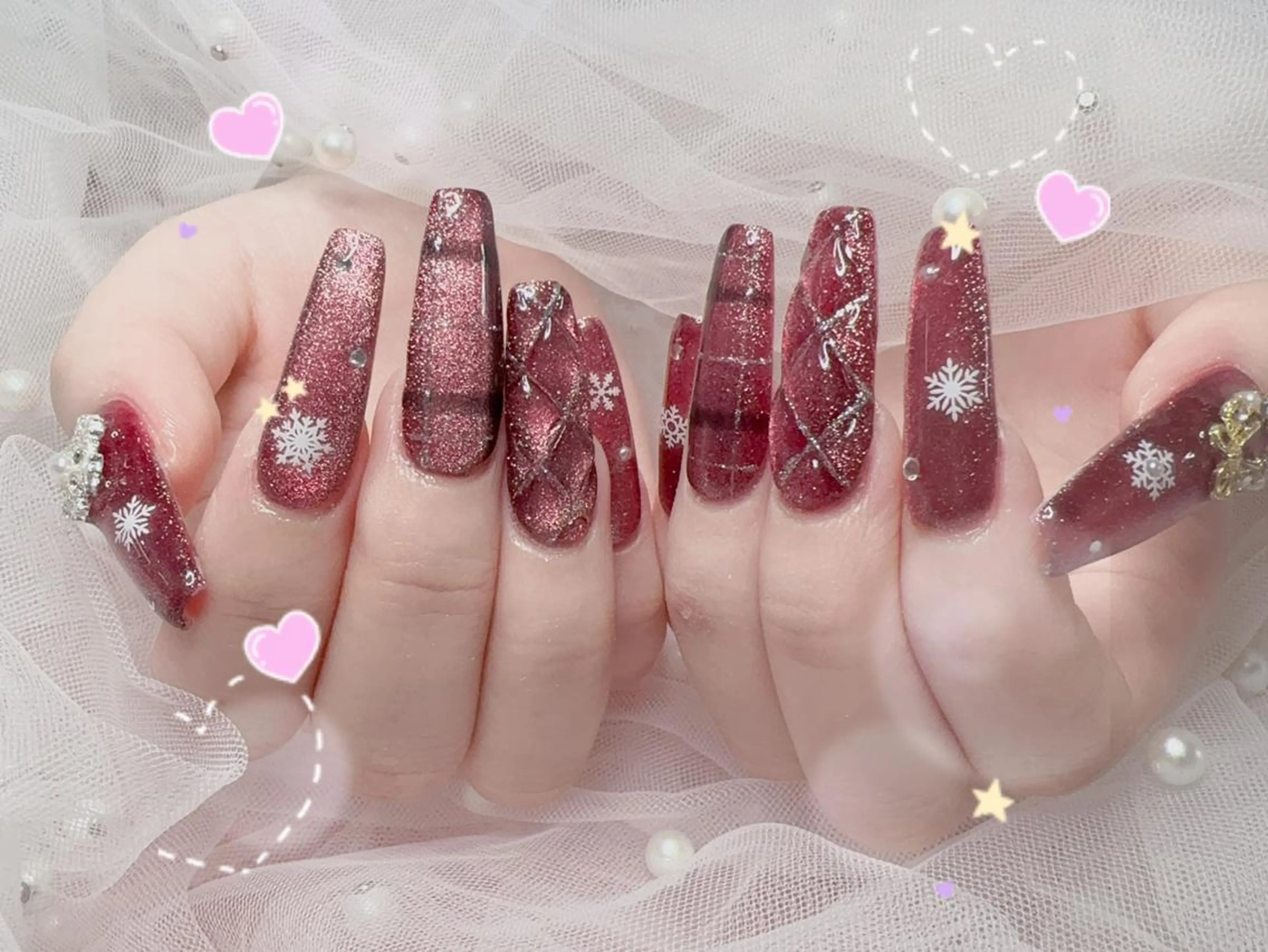 ネイル ハンドネイル 🎀シズカ nail🎀のネイルデザイン