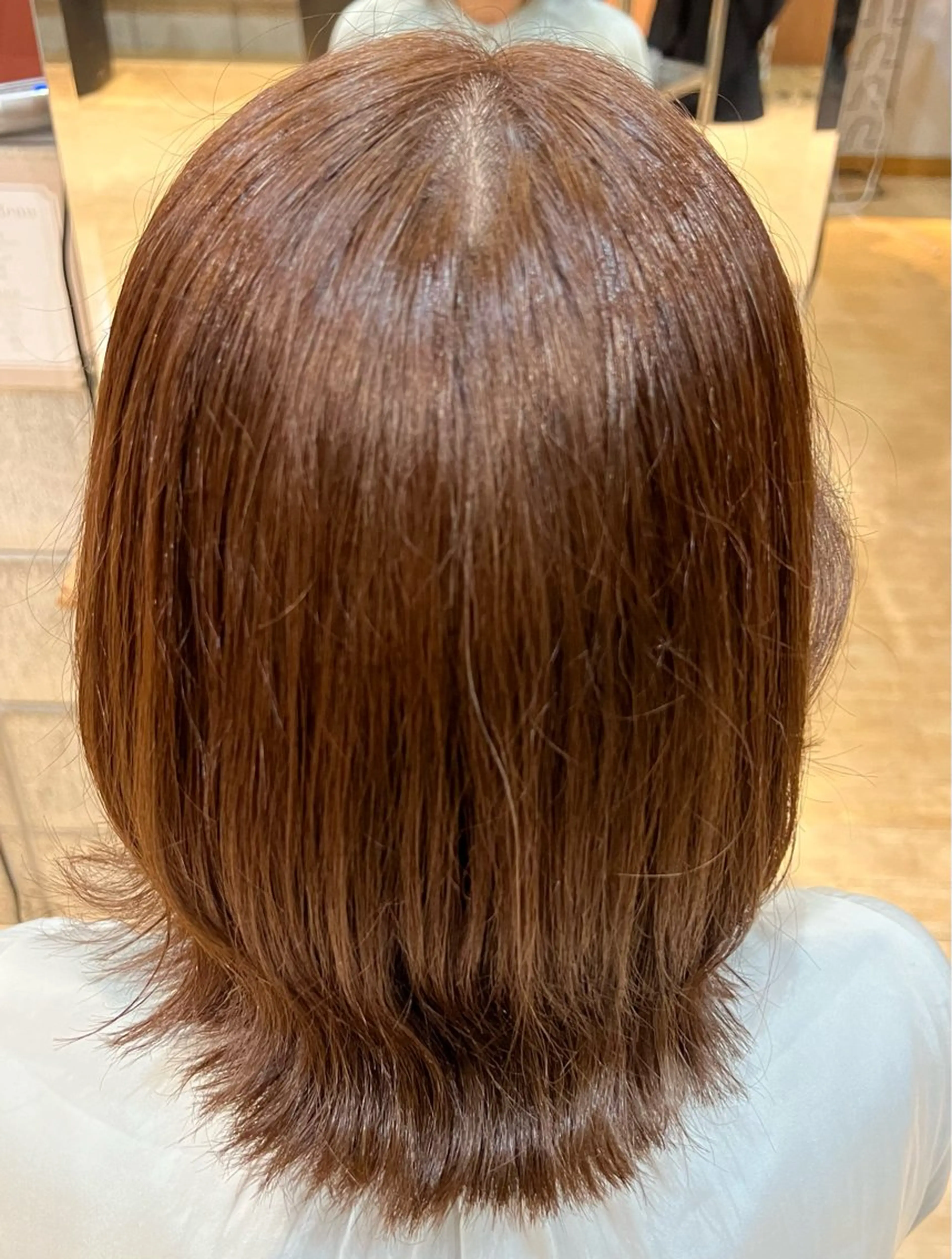 ミディアム カラー i.+SAPPORO所属・艶ワンカラー♡ ゆうかのヘアスタイル