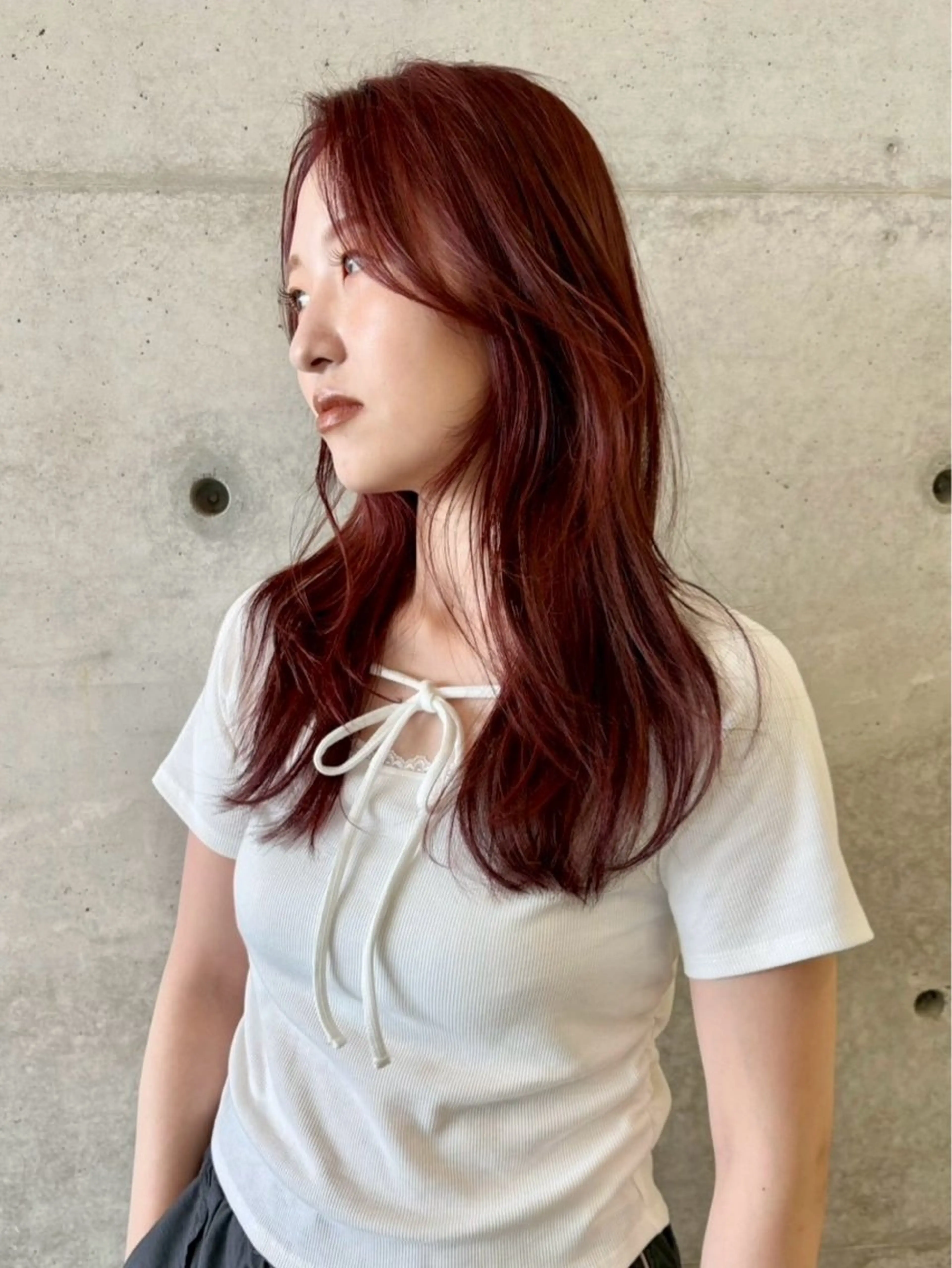 ロング カラー ブリーチ 透明感カラー ダブルカラー ブリーチなしカラー ヘアカラー トリートメント LOMARLIE / CHIKA🫧のヘアスタイル