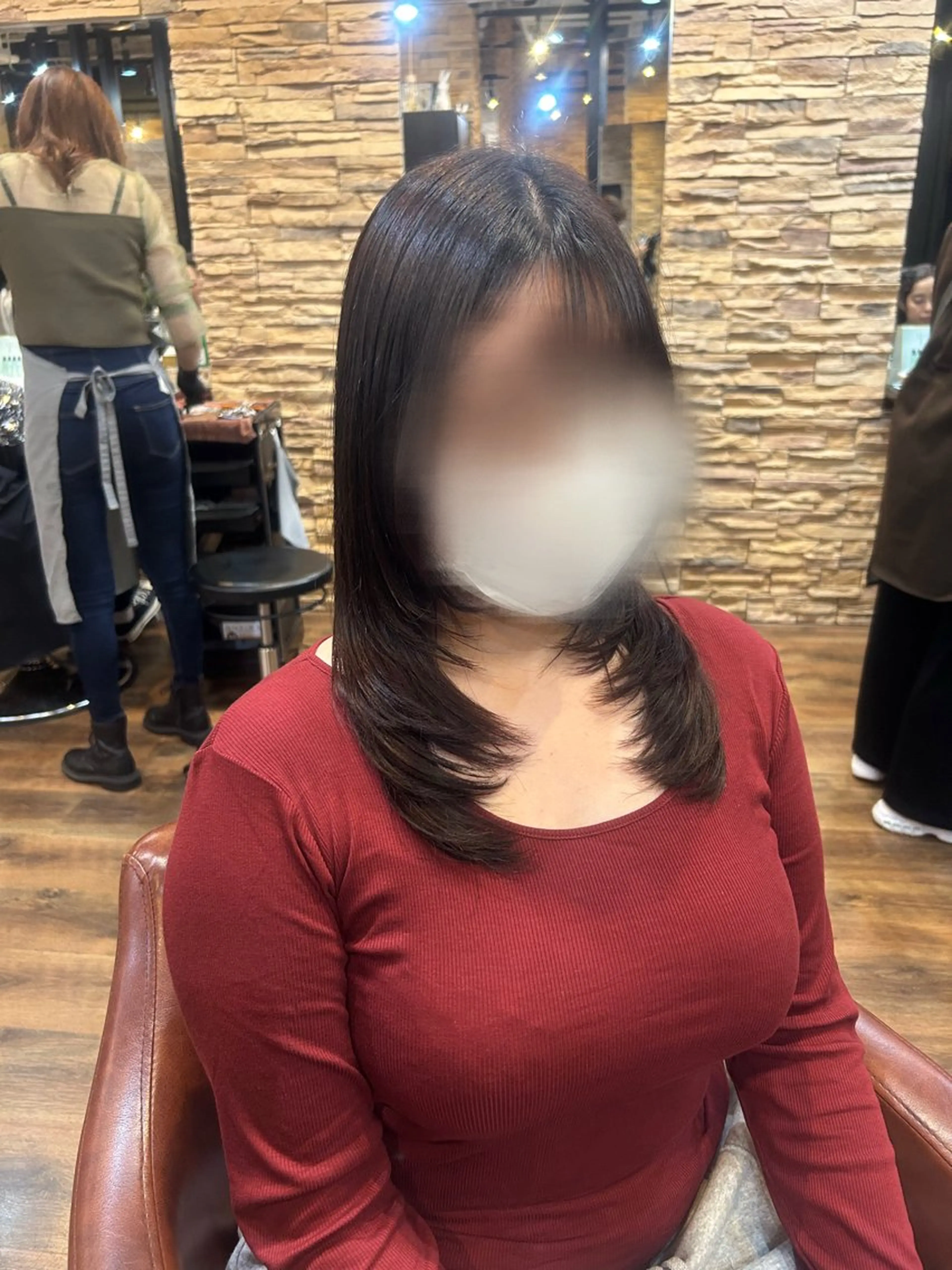 ロング カット ヘアカラー 【ブリーチモデル募集 】サキ🫧のヘアスタイル