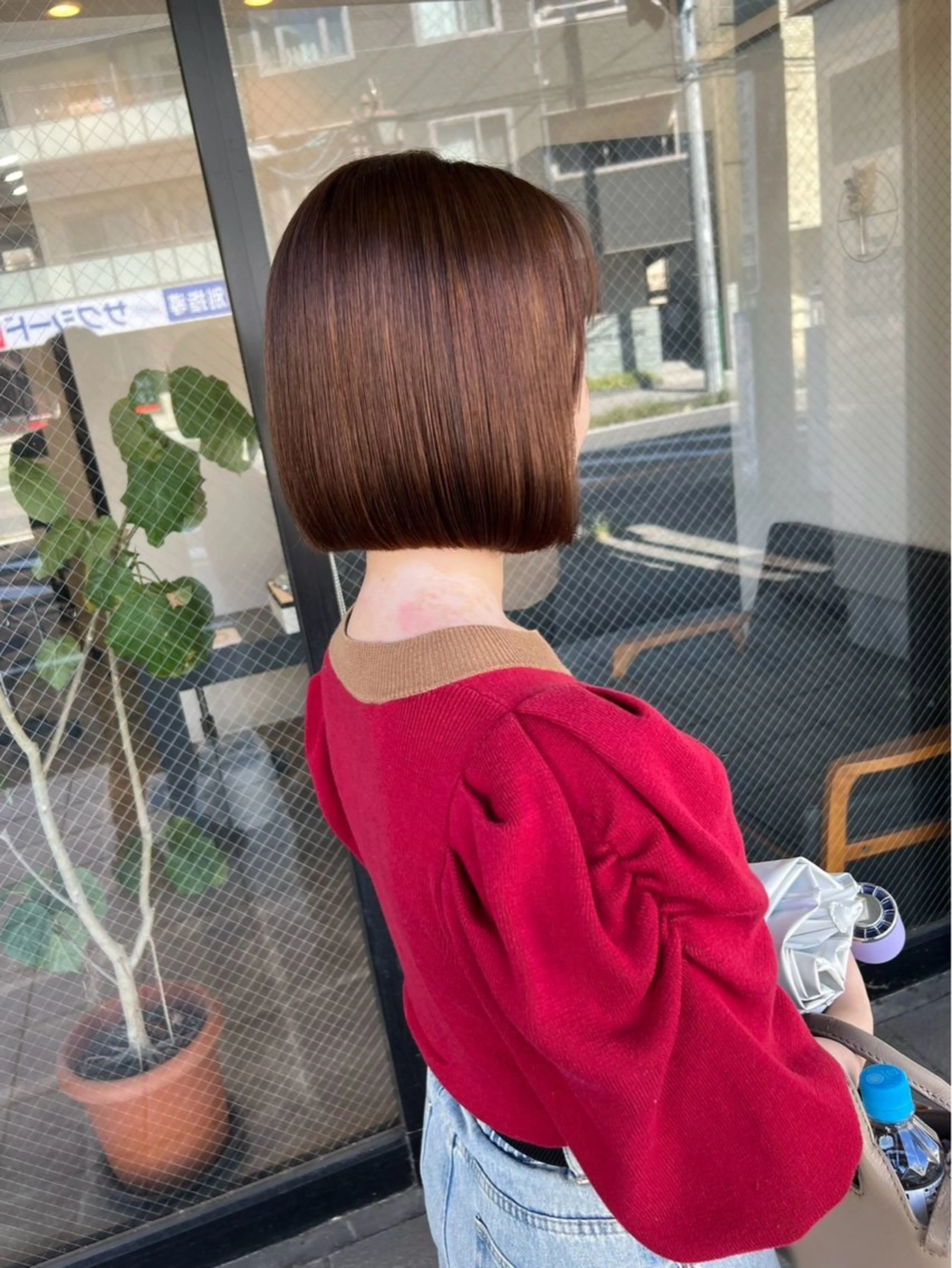 ショート カラー ベージュカラー ヘアカラー トリートメント ✨️柏✨️lac ✨️セイヤ✨️のヘアスタイル