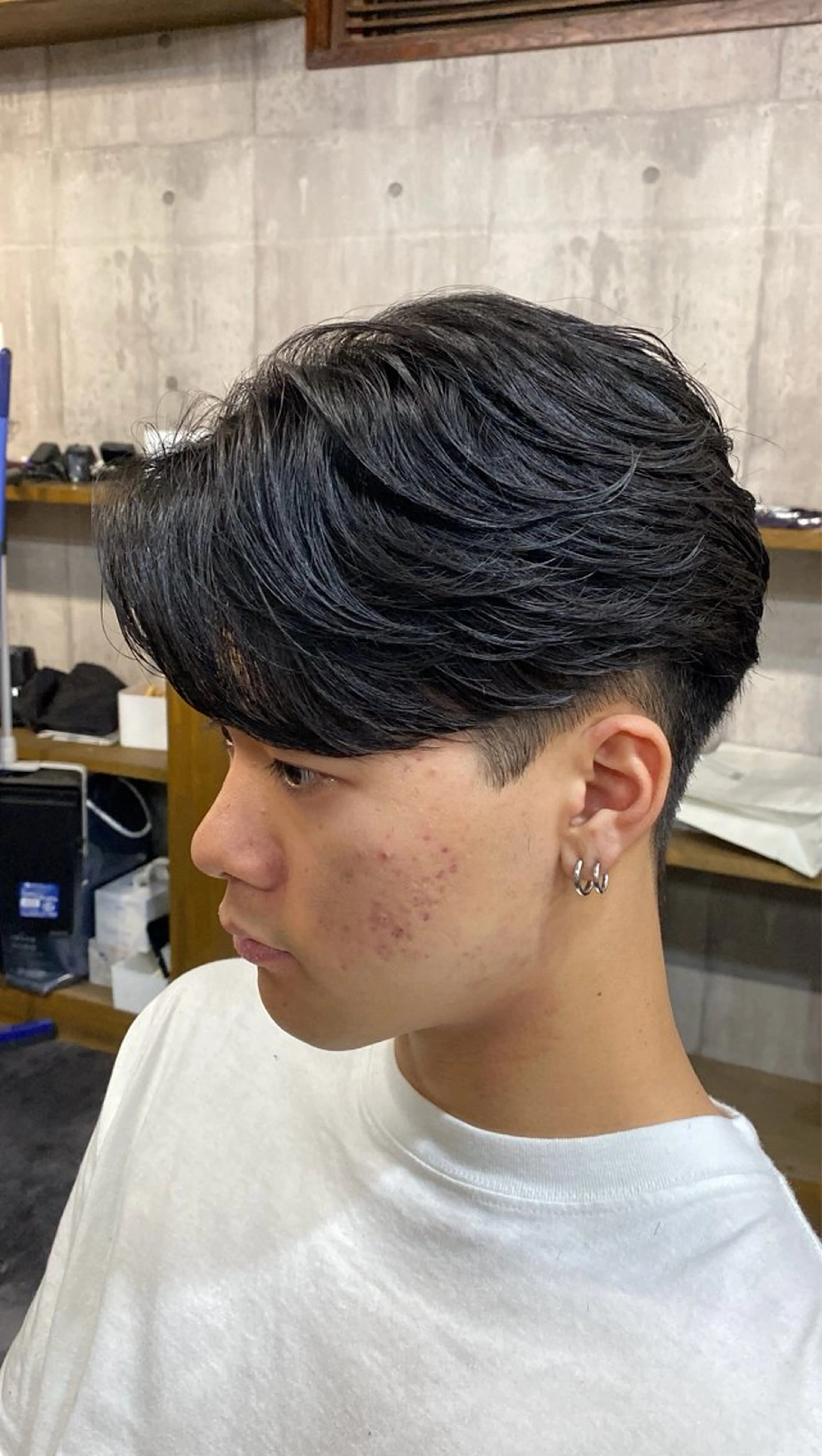 ミディアム Maison所属・メンズ特化 浜本志厳のヘアスタイル