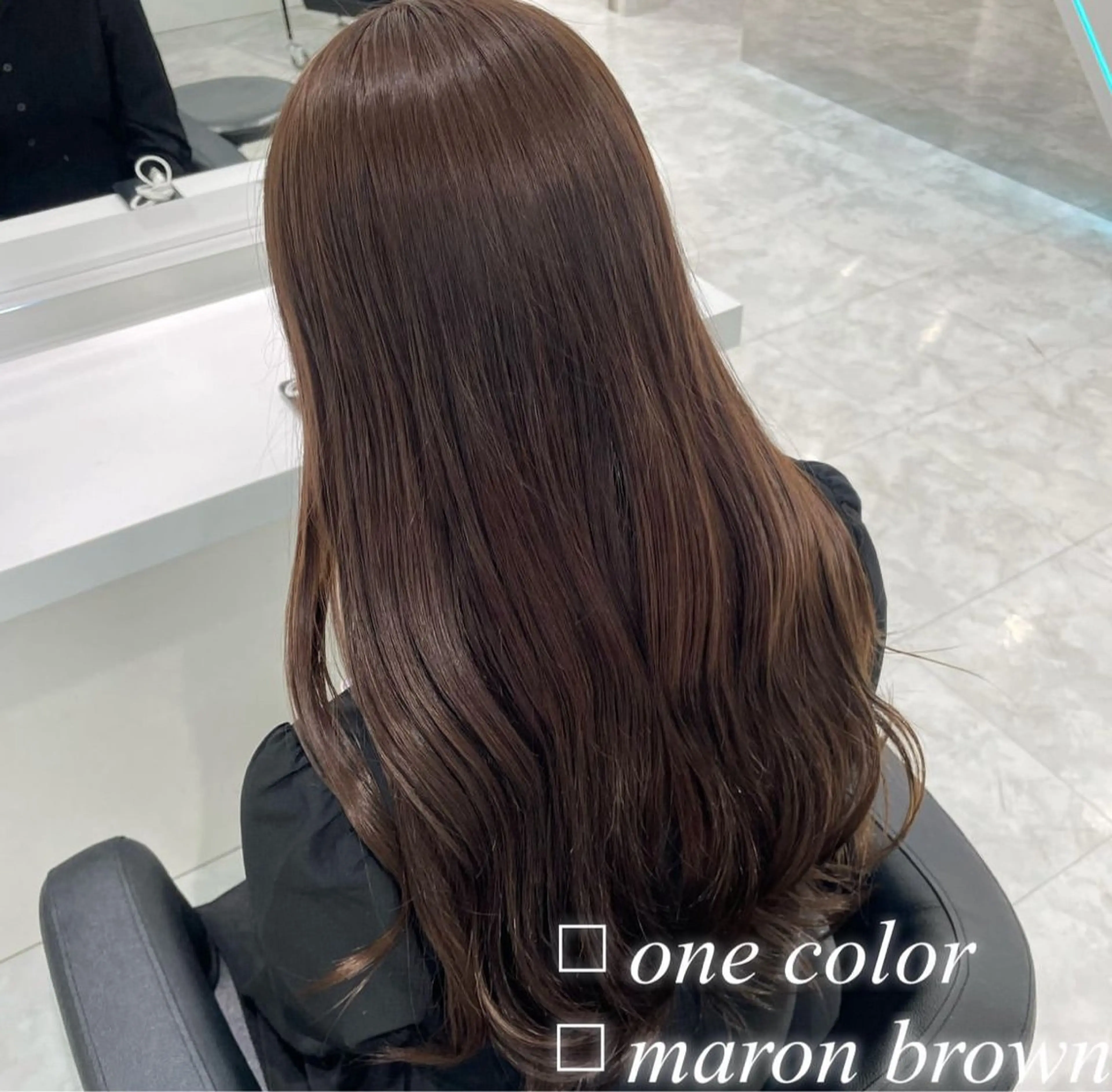 カラー ♡艶髪ブラウン himi♡のヘアスタイル